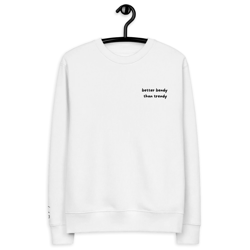 Pullover "better bendy than trendy" - Pullover - flyliving