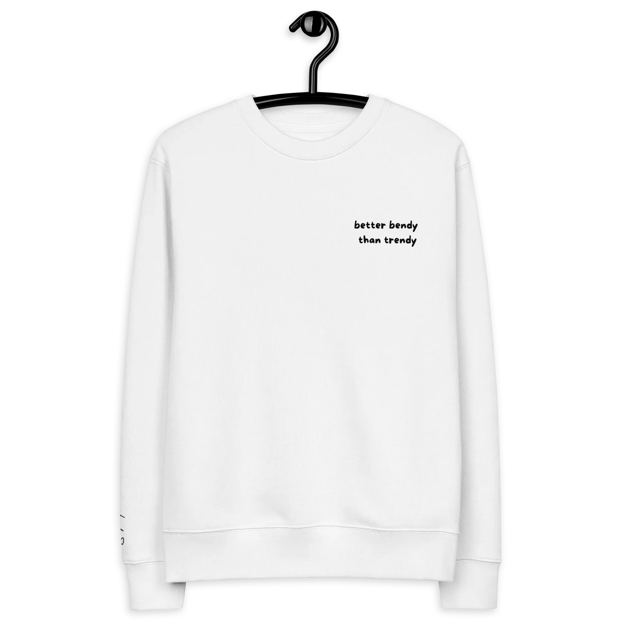 Pullover "better bendy than trendy" - Pullover - flyliving