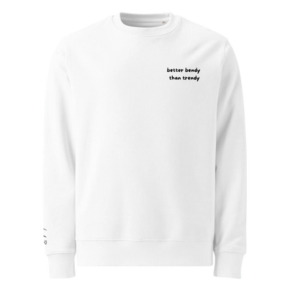 Pullover "better bendy than trendy" - Sweatshirt - flyliving