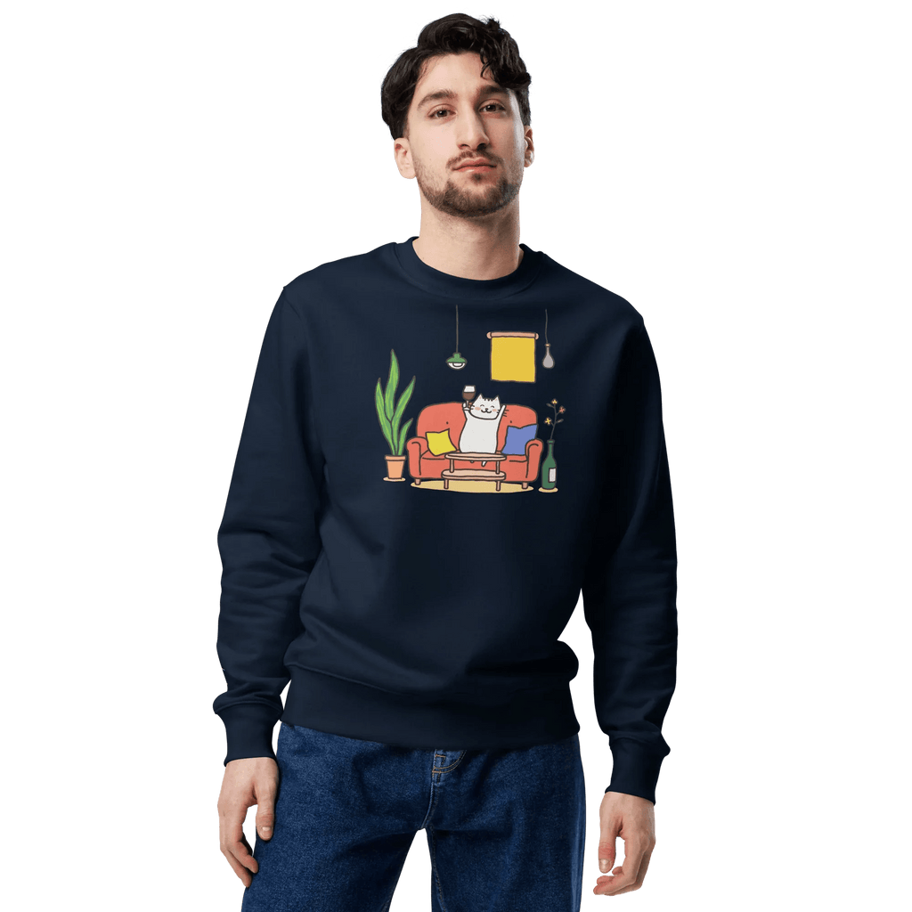 Pullover "drunky cat one" - Pullover - flyliving
