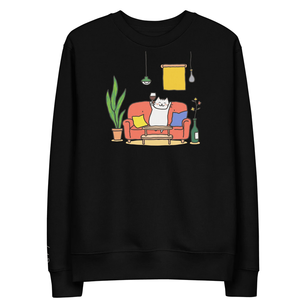 Pullover "drunky cat one" - Pullover - flyliving