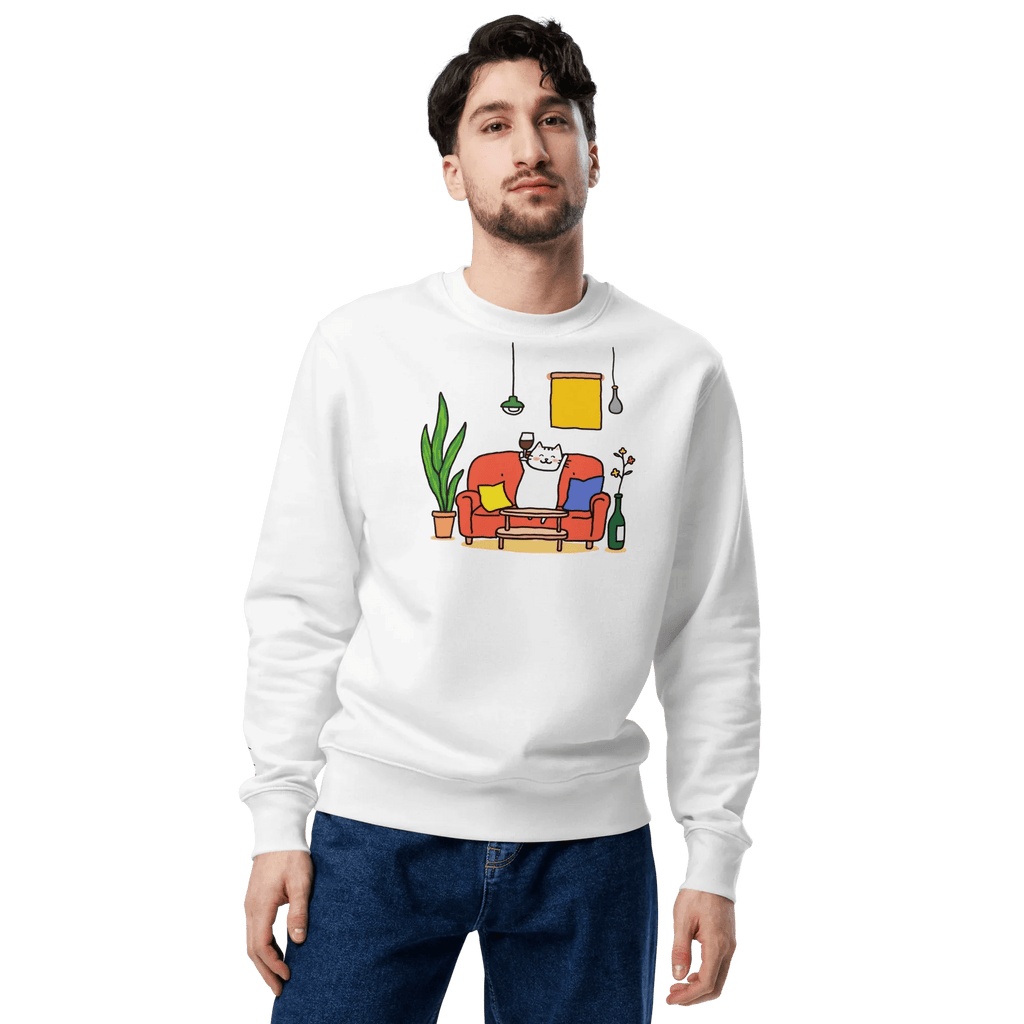Pullover "drunky cat one" - Pullover - flyliving