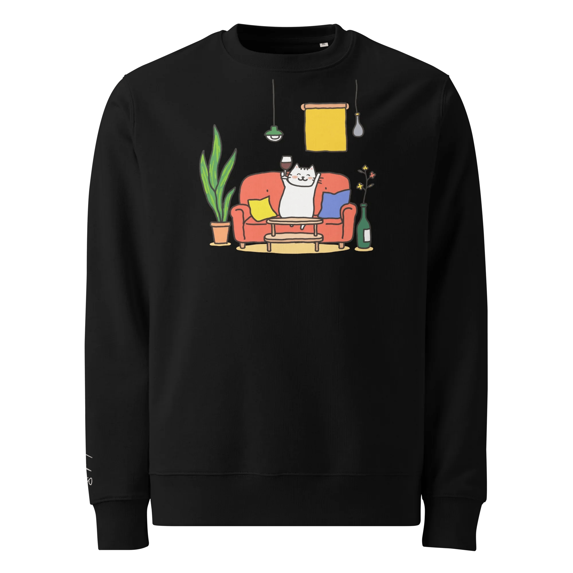 Pullover "drunky cat one" - Pullover - flyliving