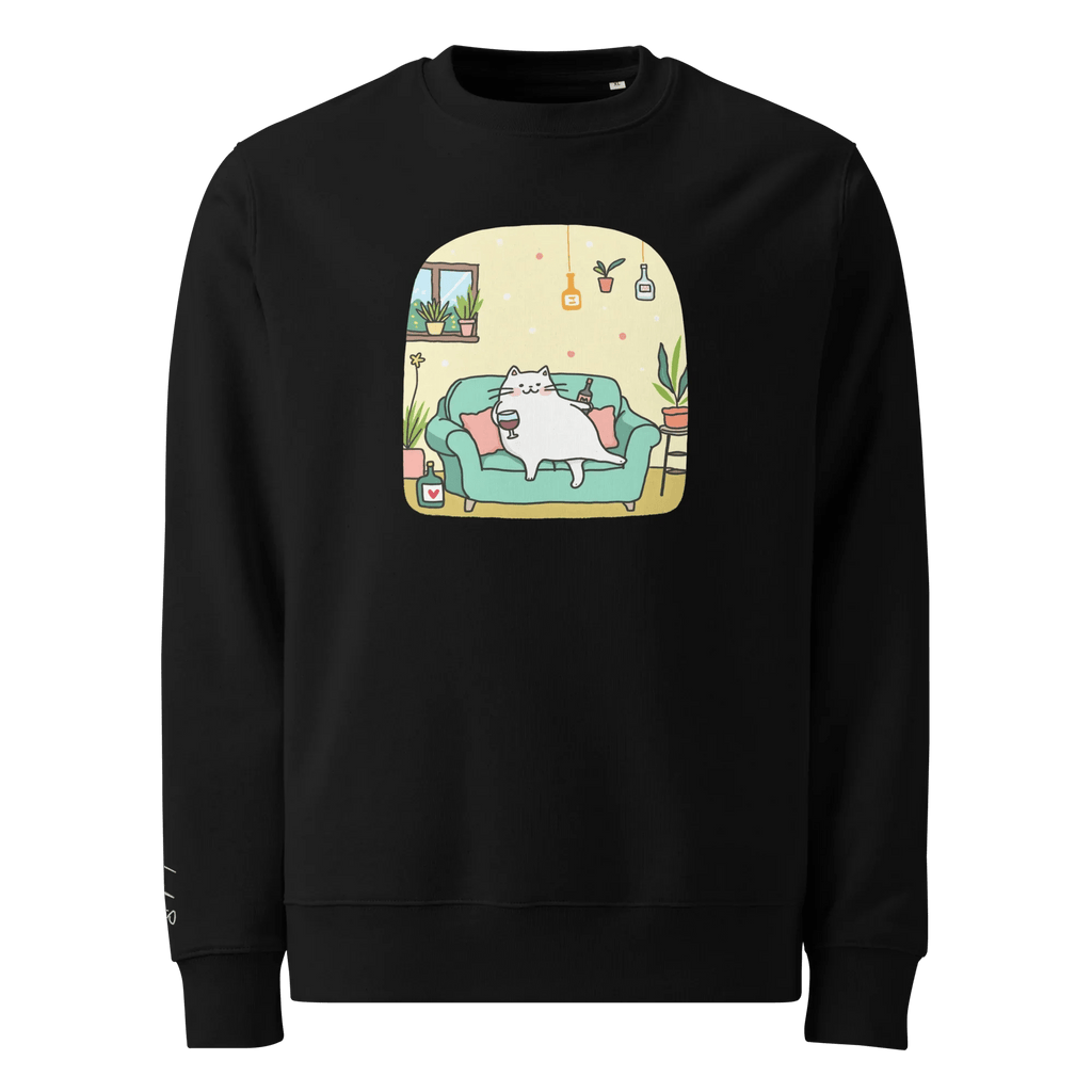 Pullover "drunky cat two" - Pullover - flyliving