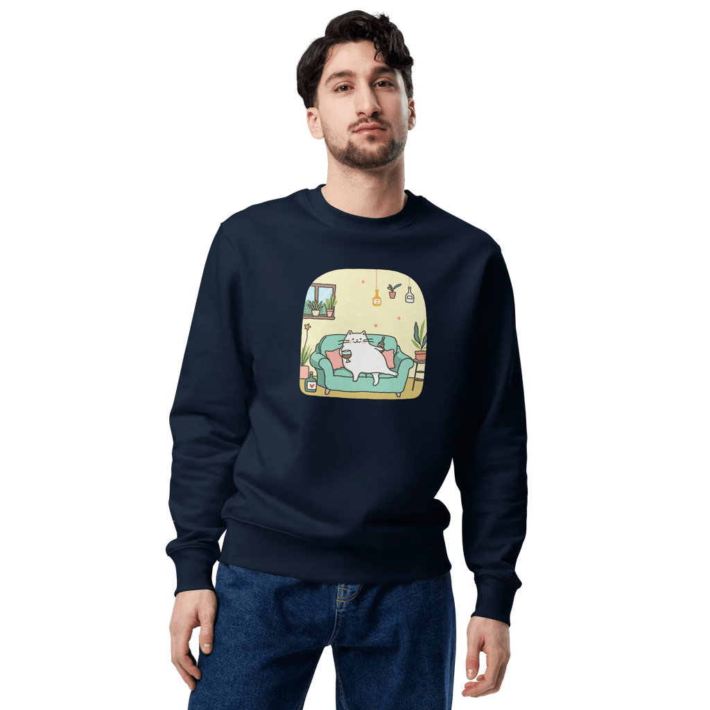 Pullover "drunky cat two" - Pullover - flyliving