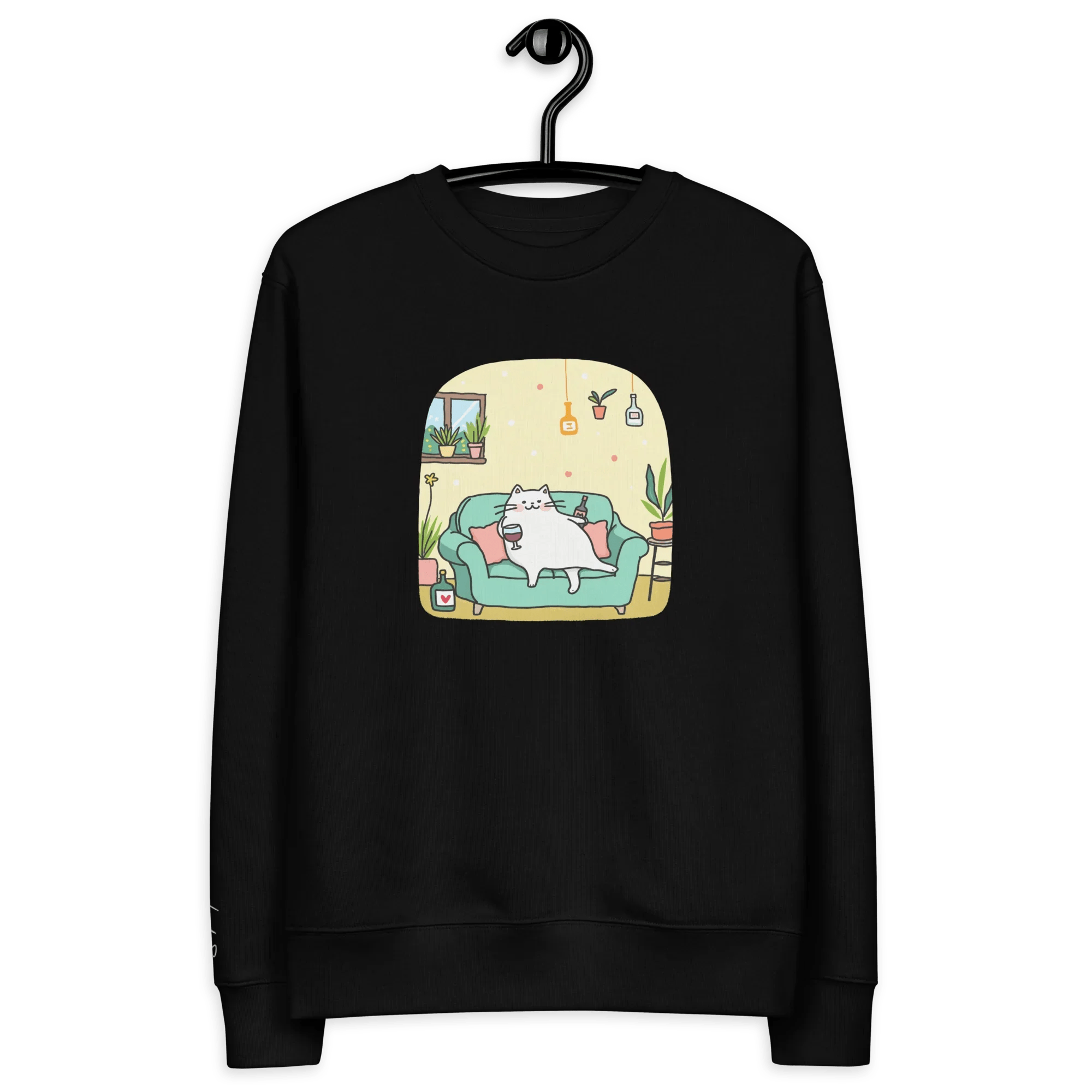 Pullover "drunky cat two" - Pullover - flyliving