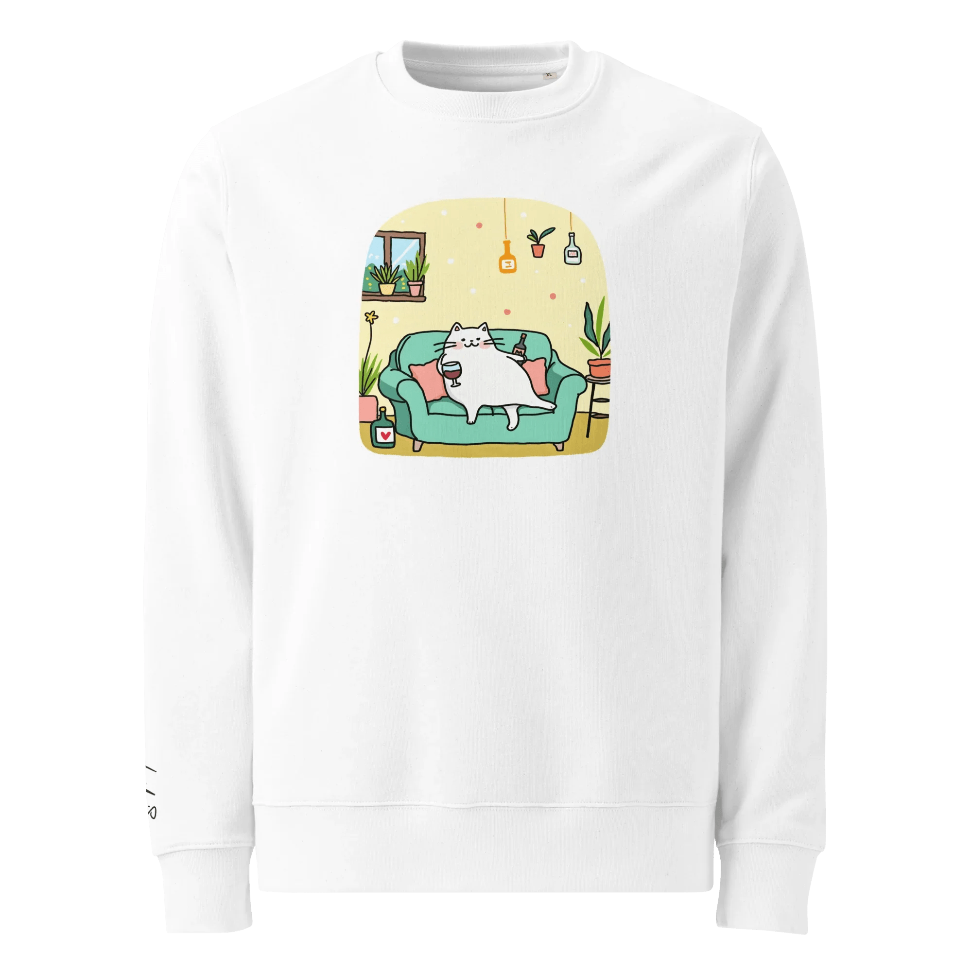 Pullover "drunky cat two" - Pullover - flyliving