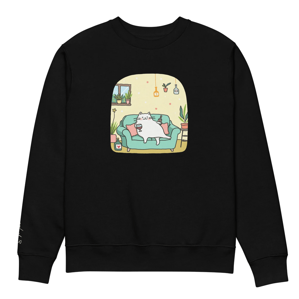 Pullover "drunky cat two" - Pullover - flyliving