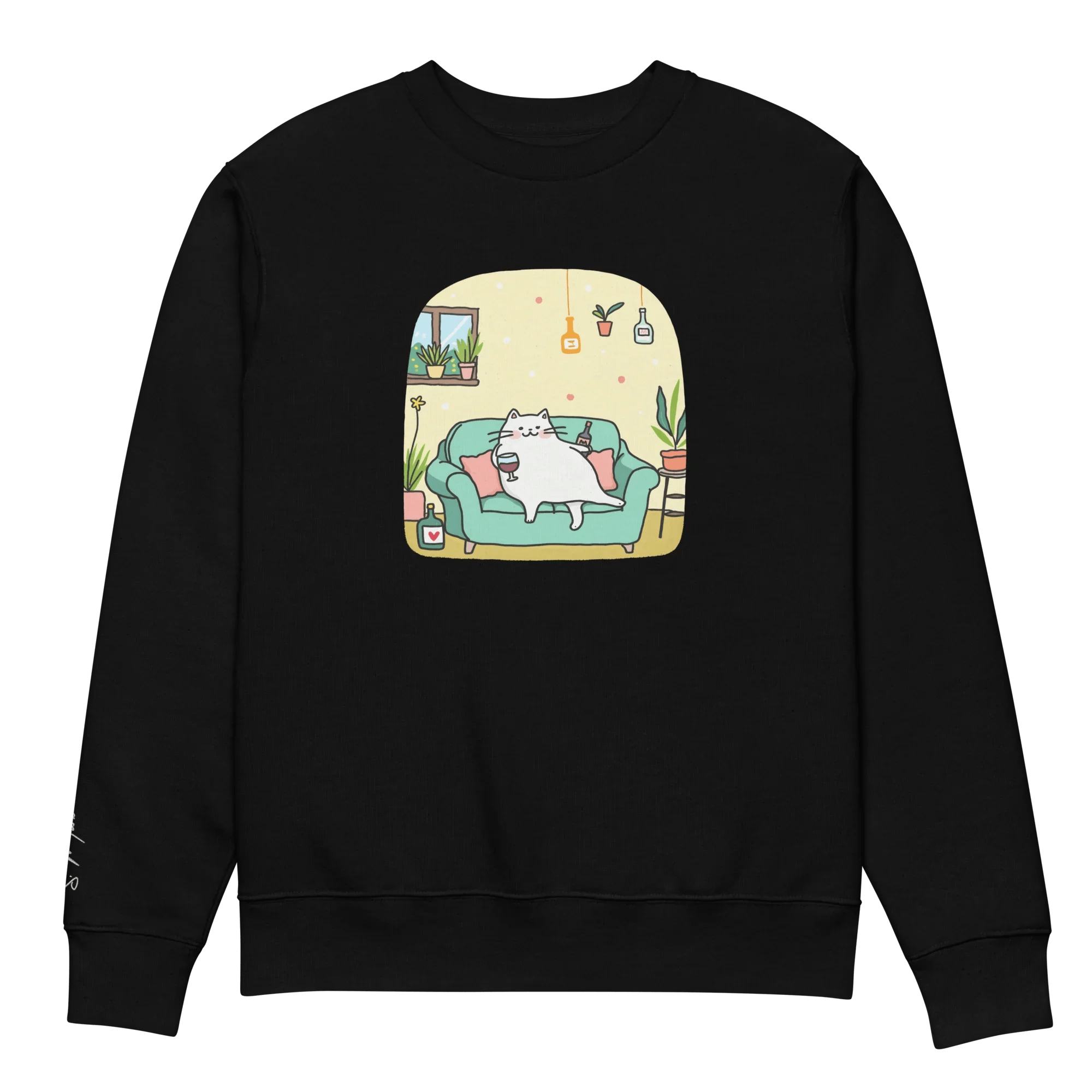 Pullover "drunky cat two" - Pullover - flyliving