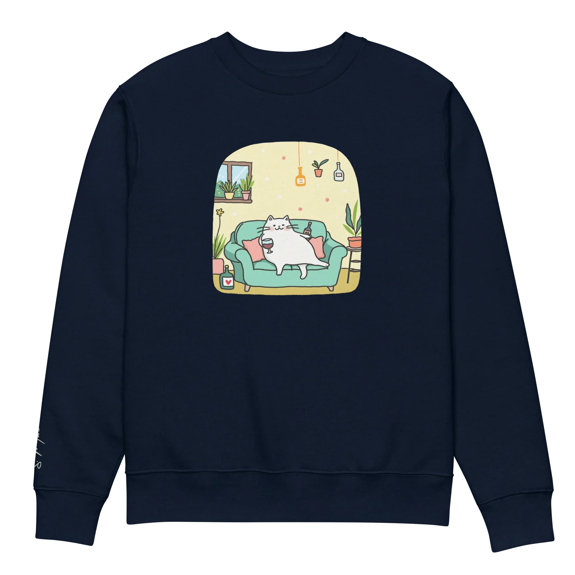 Pullover "drunky cat two" - Pullover - flyliving