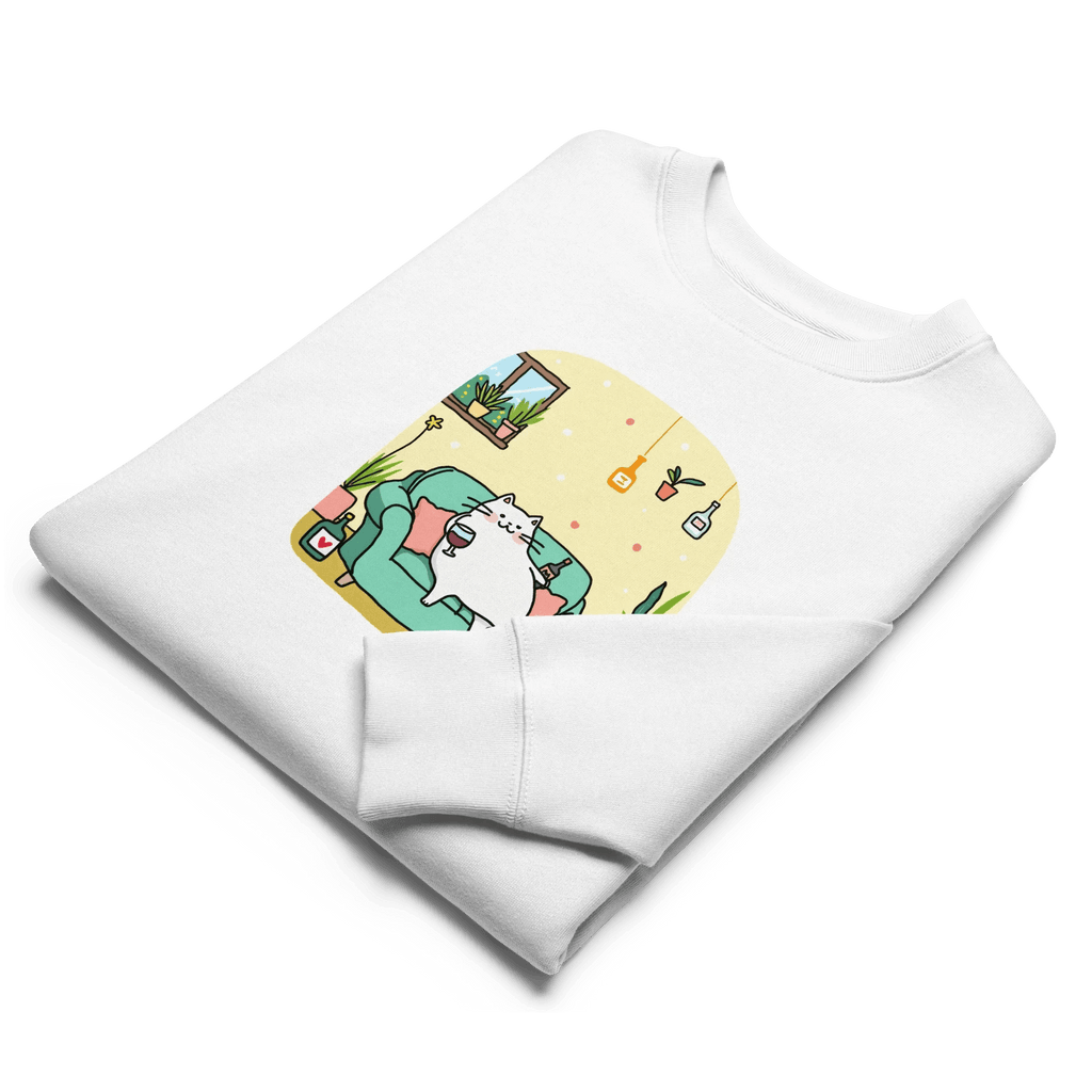 Pullover "drunky cat two" - Pullover - flyliving