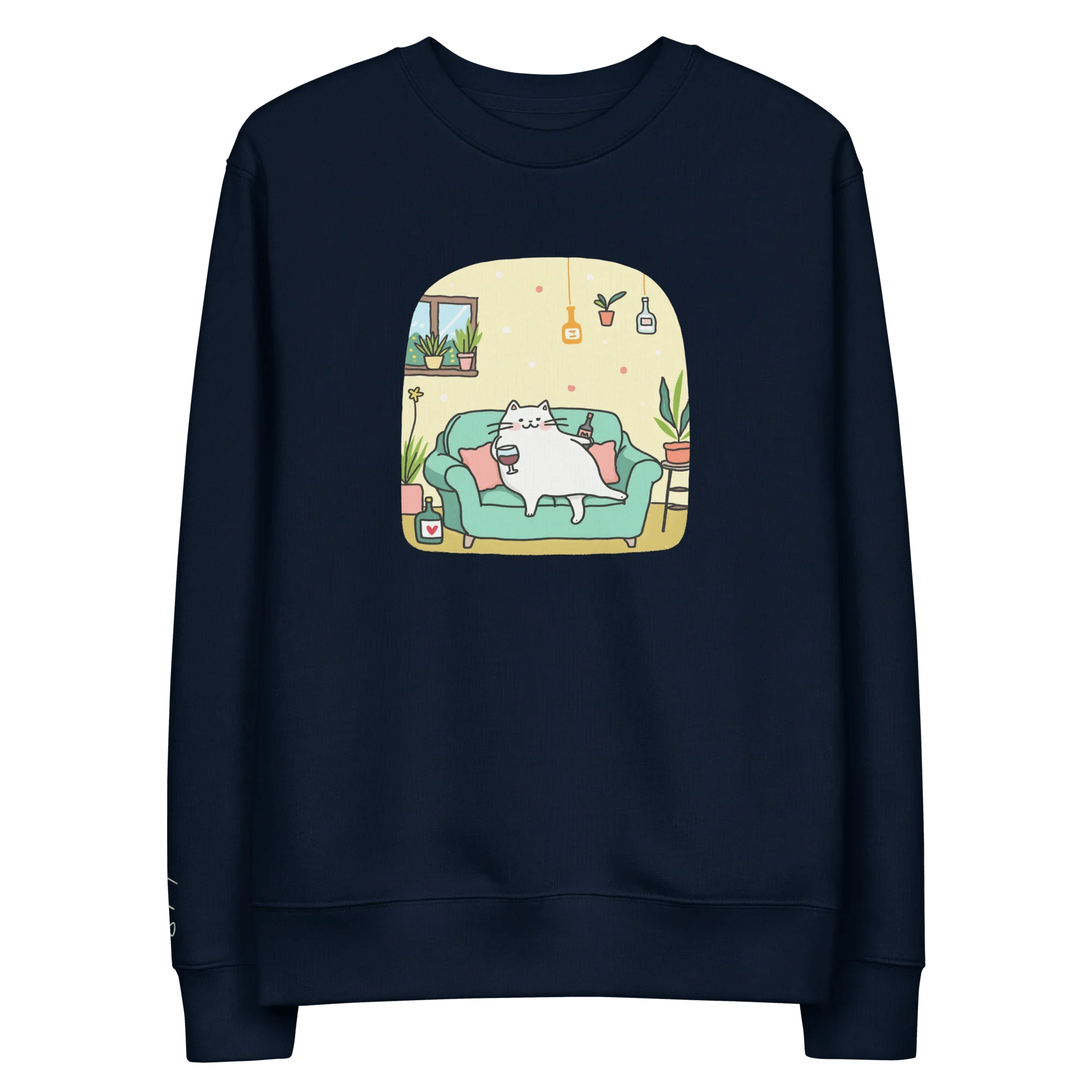 Pullover "drunky cat two" - Pullover - flyliving