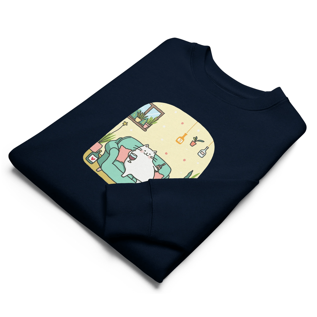 Pullover "drunky cat two" - Pullover - flyliving