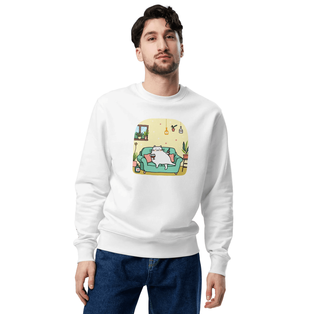 Pullover "drunky cat two" - Pullover - flyliving