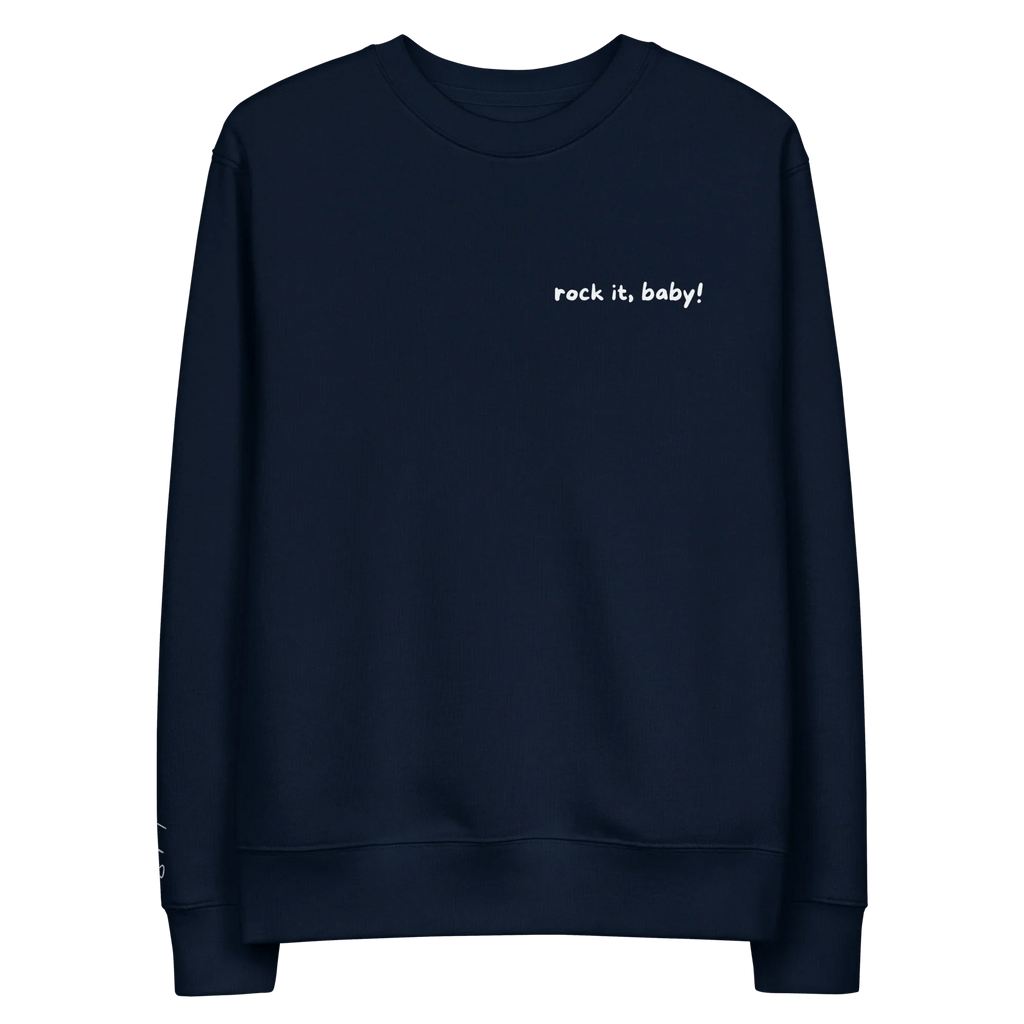 Pullover "rock it, baby!" - Pullover - flyliving