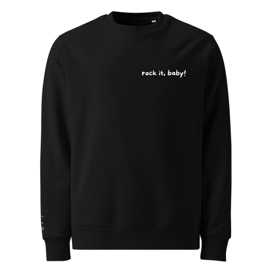 Pullover "rock it, baby!" - Sweatshirt - flyliving