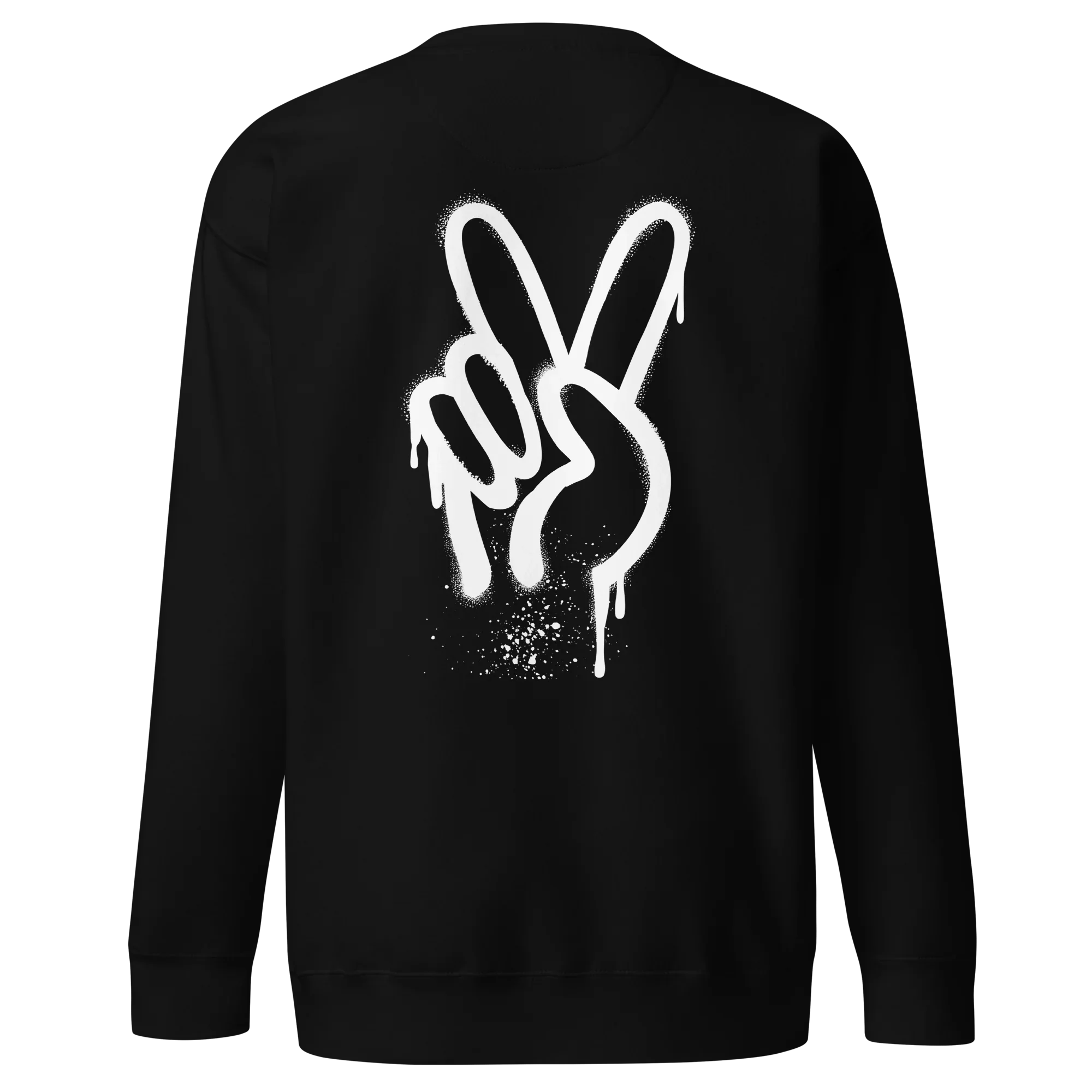 Pullover "Spray Peace", backprint - Pullover - flyliving