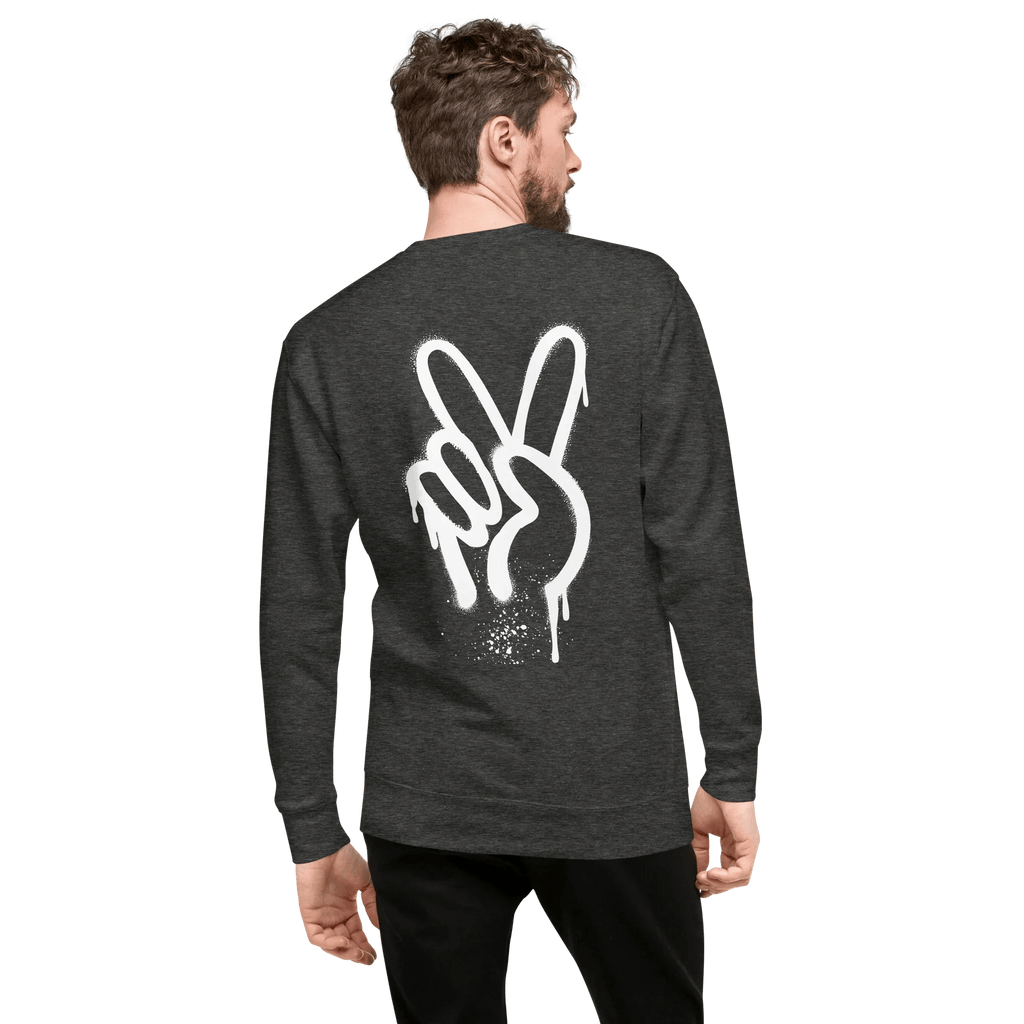 Pullover "Spray Peace", backprint - Pullover - flyliving