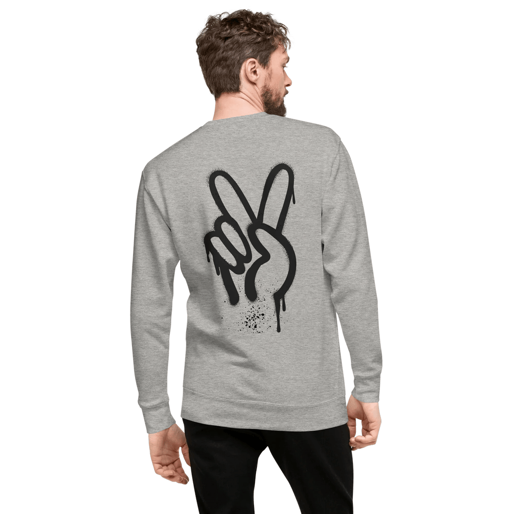 Pullover "Spray Peace", backprint - Pullover - flyliving