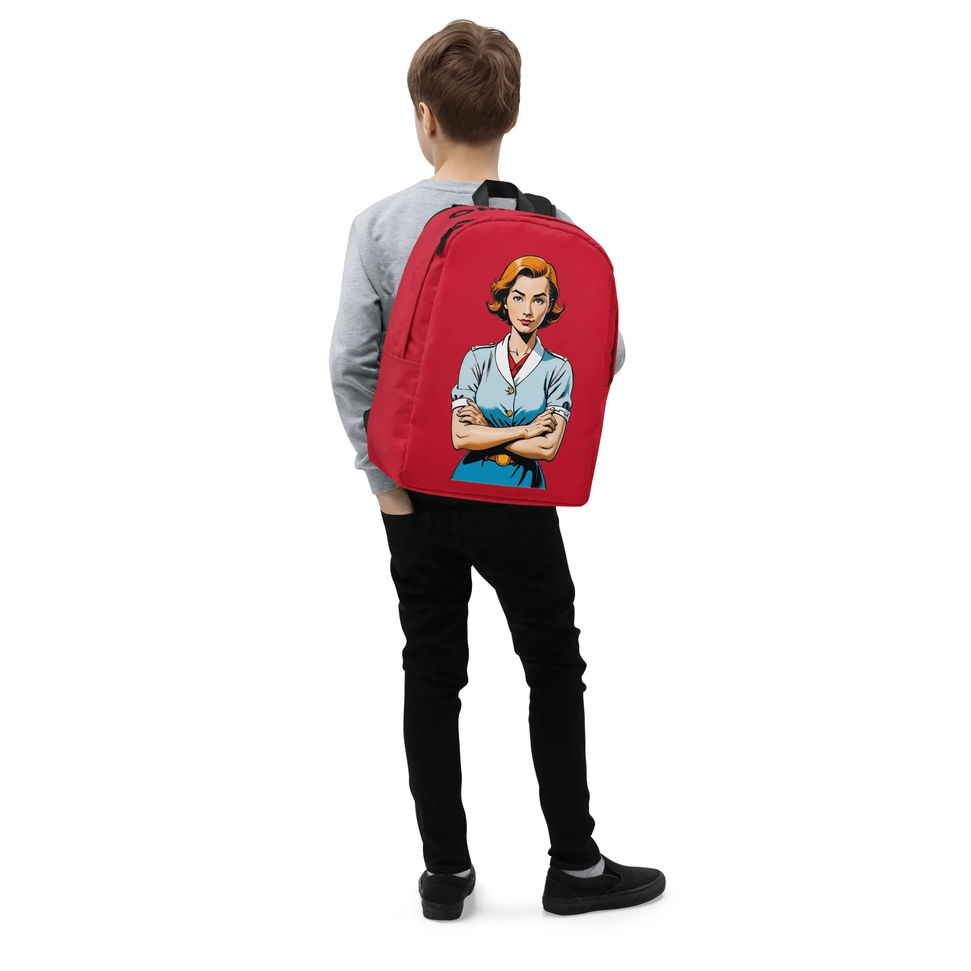 Rucksack "Oh, really?", verschiedene Farben - Rot - flyliving