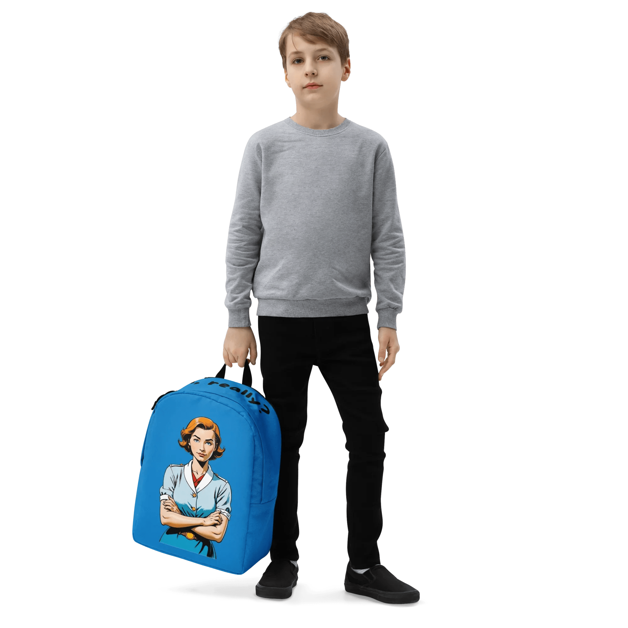 Rucksack "Oh, really?", verschiedene Farben - Blau - flyliving