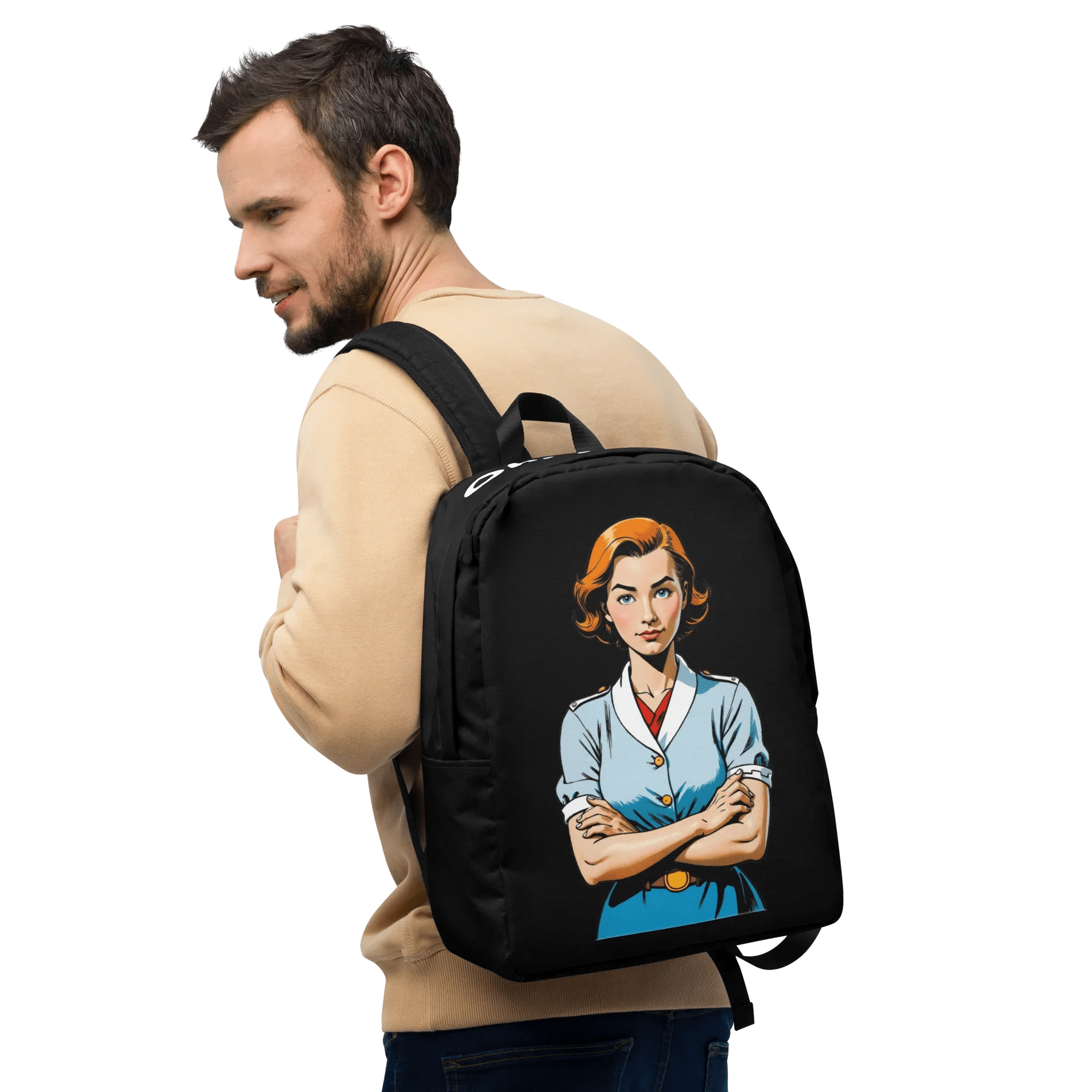 Rucksack "Oh, really?", verschiedene Farben - Schwarz - flyliving