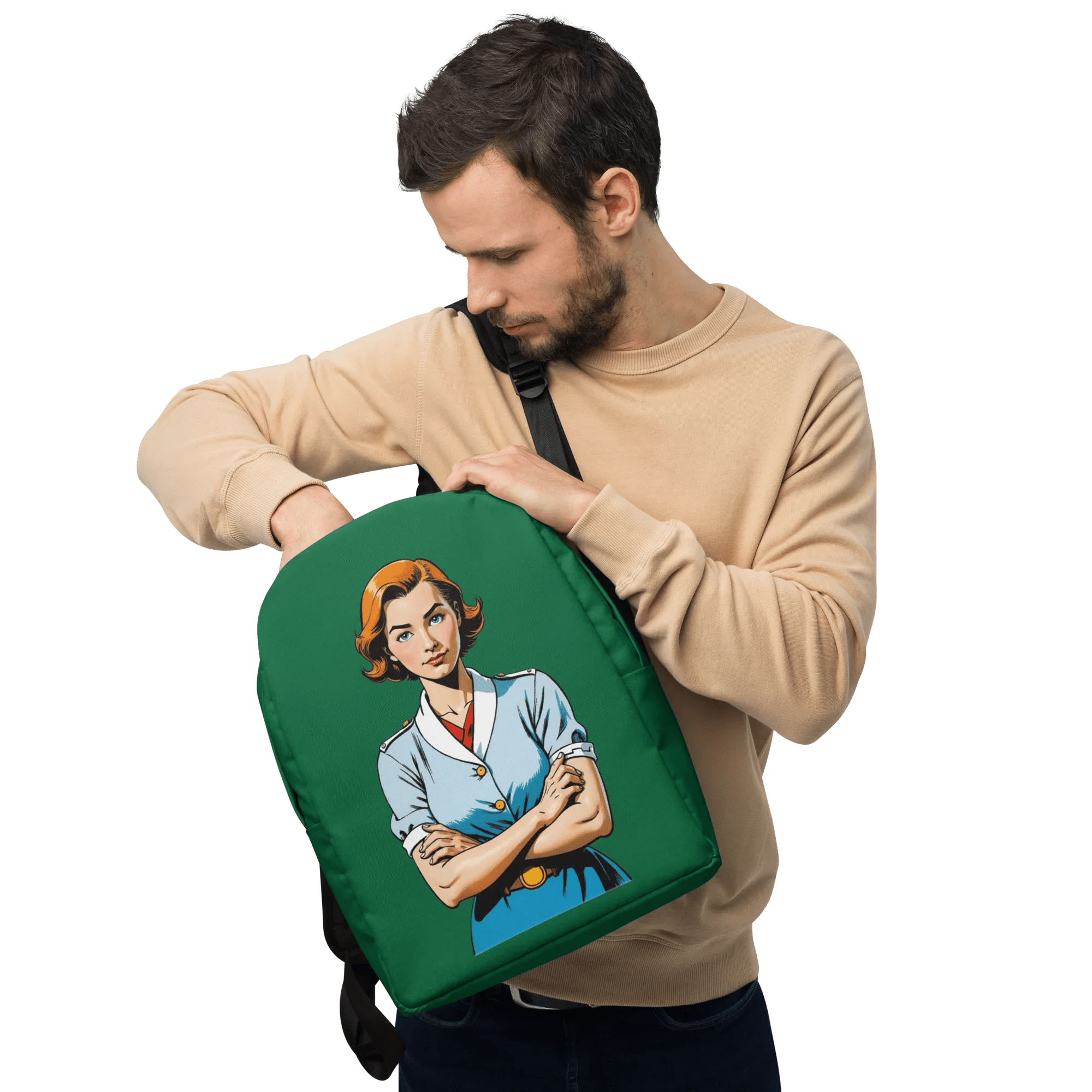 Rucksack "Oh, really?", verschiedene Farben - Grün - flyliving