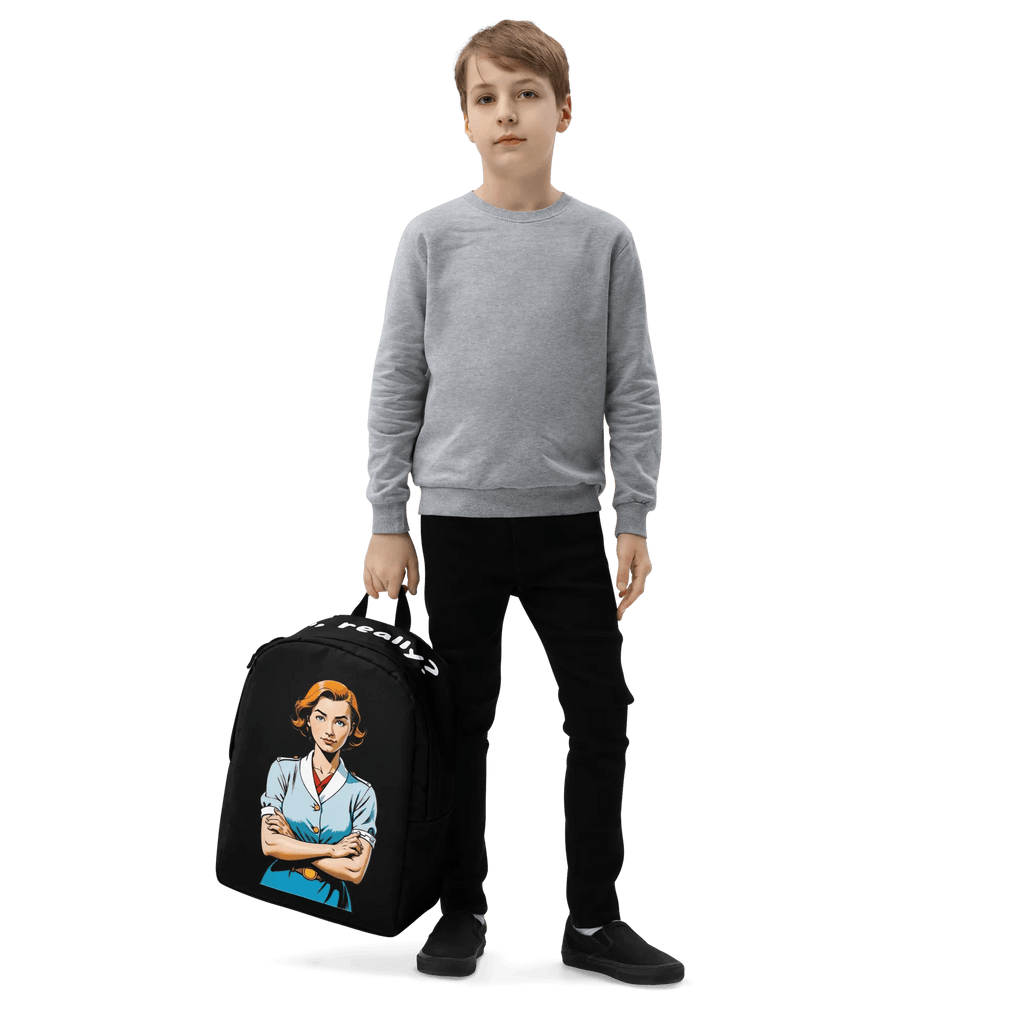 Rucksack "Oh, really?", verschiedene Farben - Schwarz - flyliving