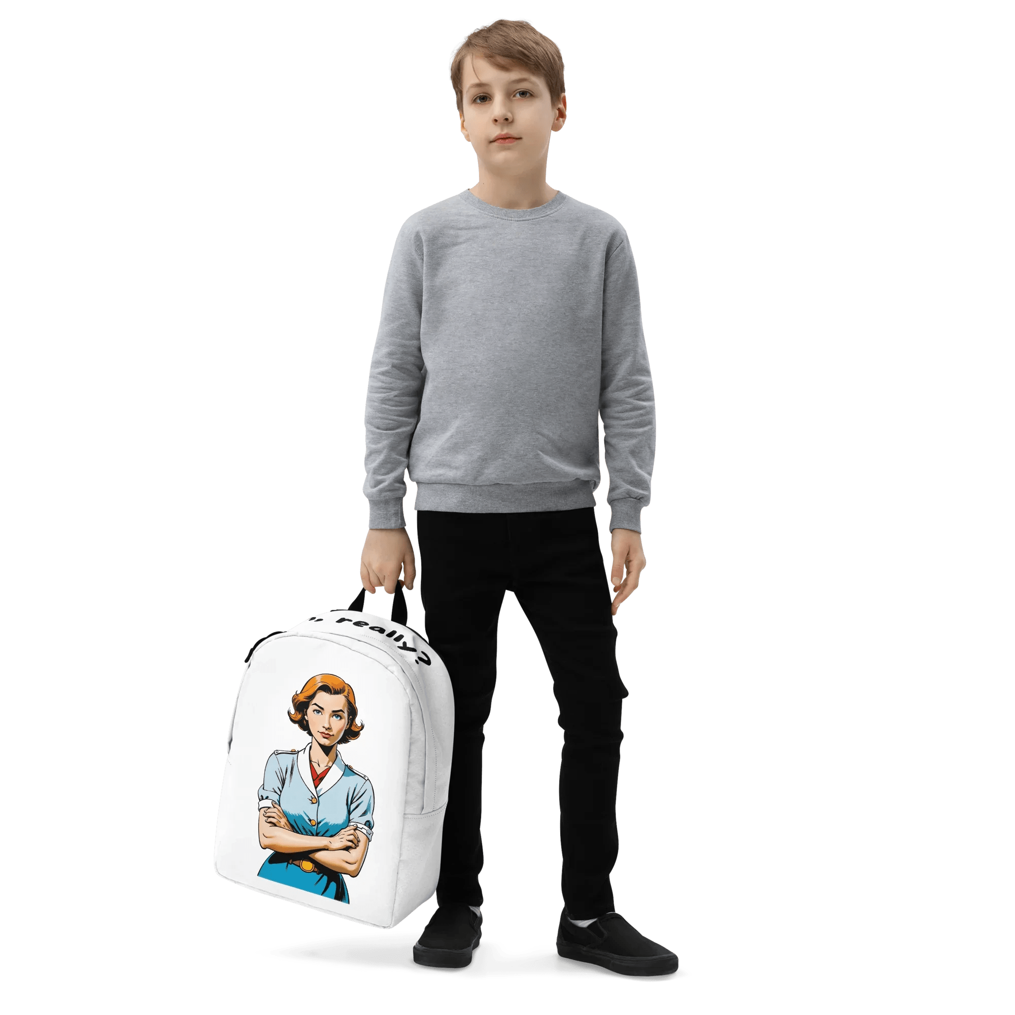 Rucksack "Oh, really?", verschiedene Farben - Weiß - flyliving