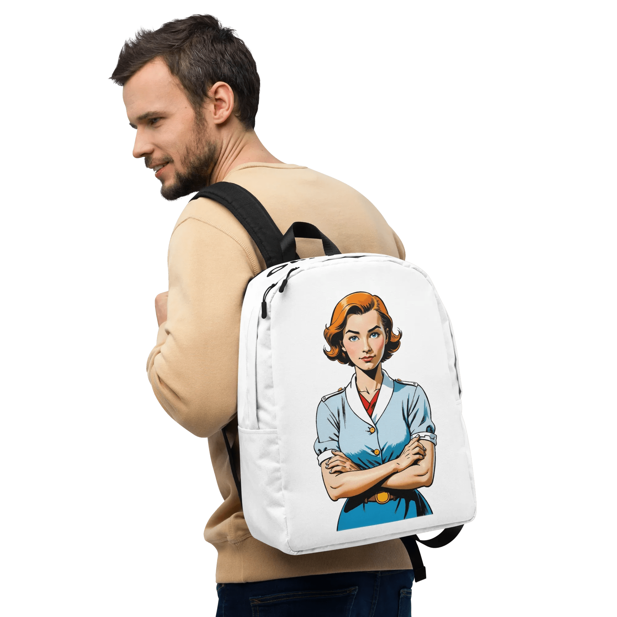 Rucksack "Oh, really?", verschiedene Farben - Weiß - flyliving