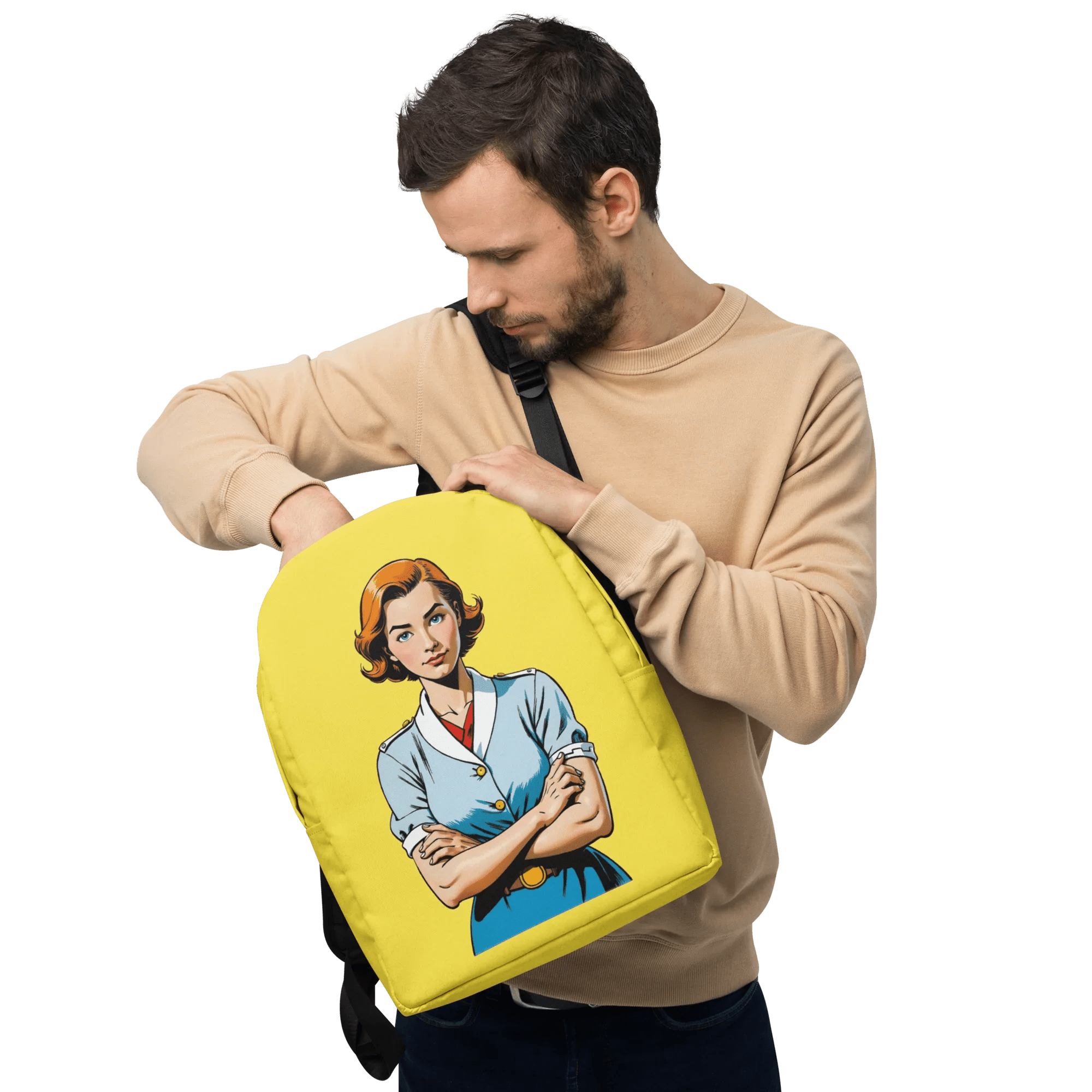 Rucksack "Oh, really?", verschiedene Farben - Gelb - flyliving