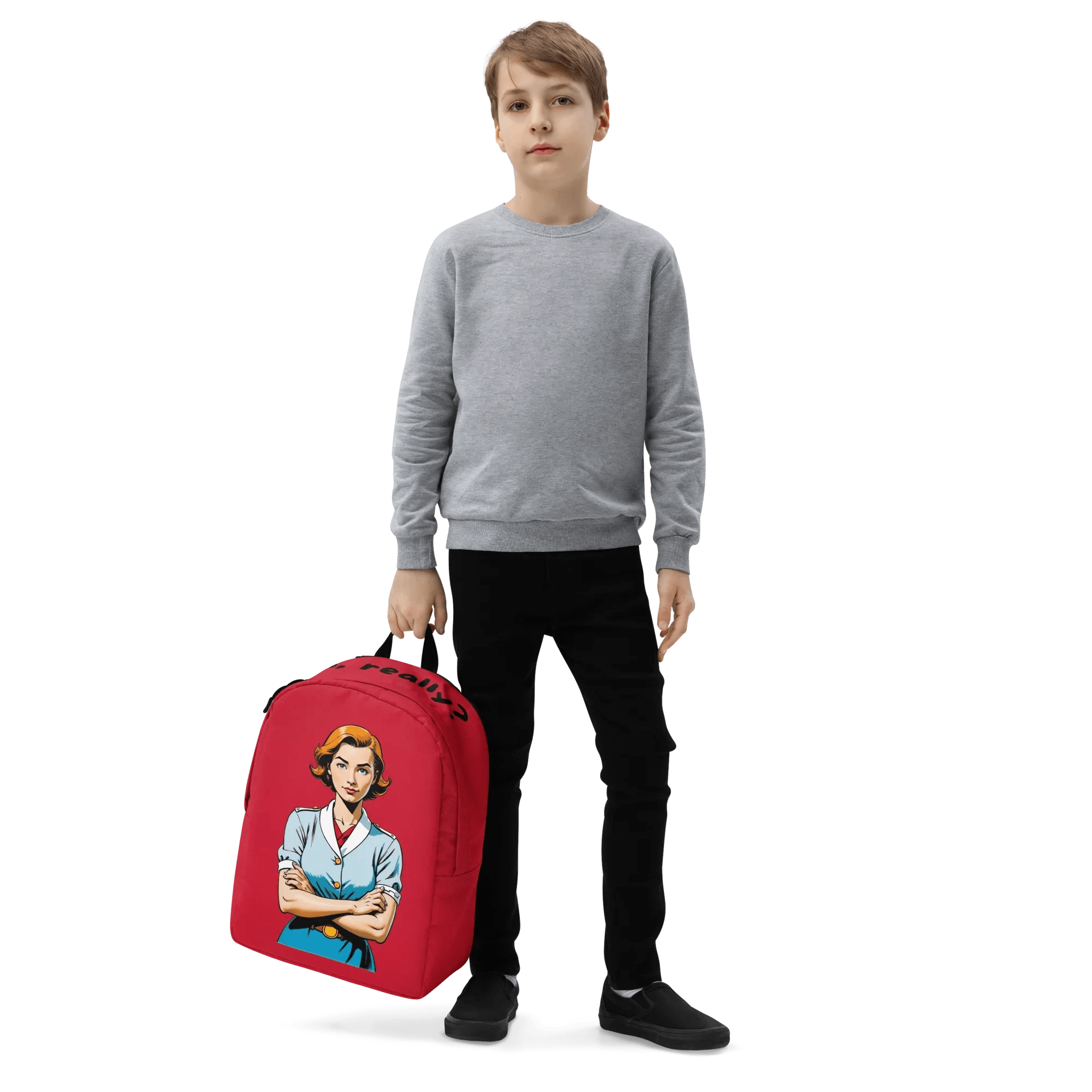 Rucksack "Oh, really?", verschiedene Farben - Rot - flyliving