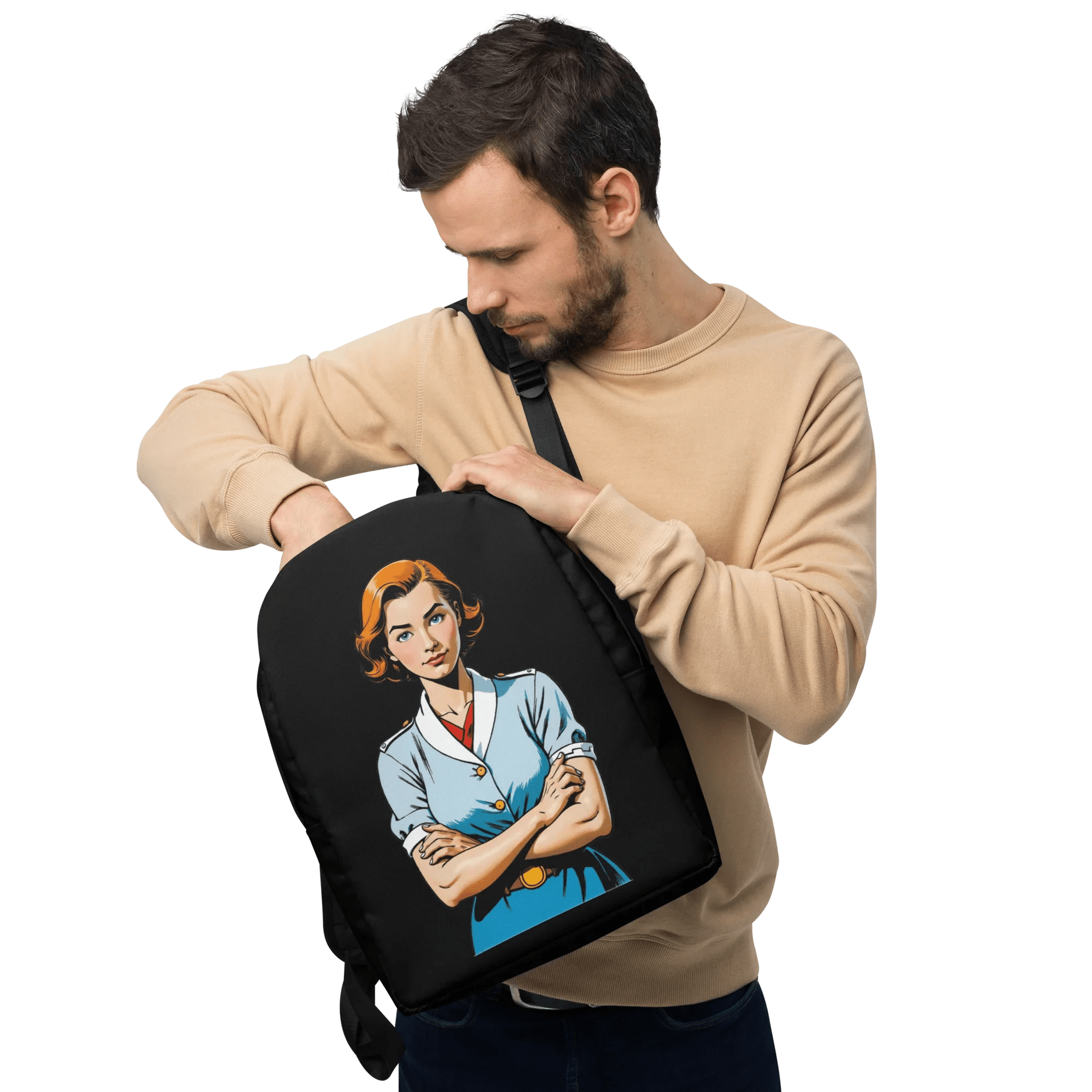 Rucksack "Oh, really?", verschiedene Farben - Schwarz - flyliving