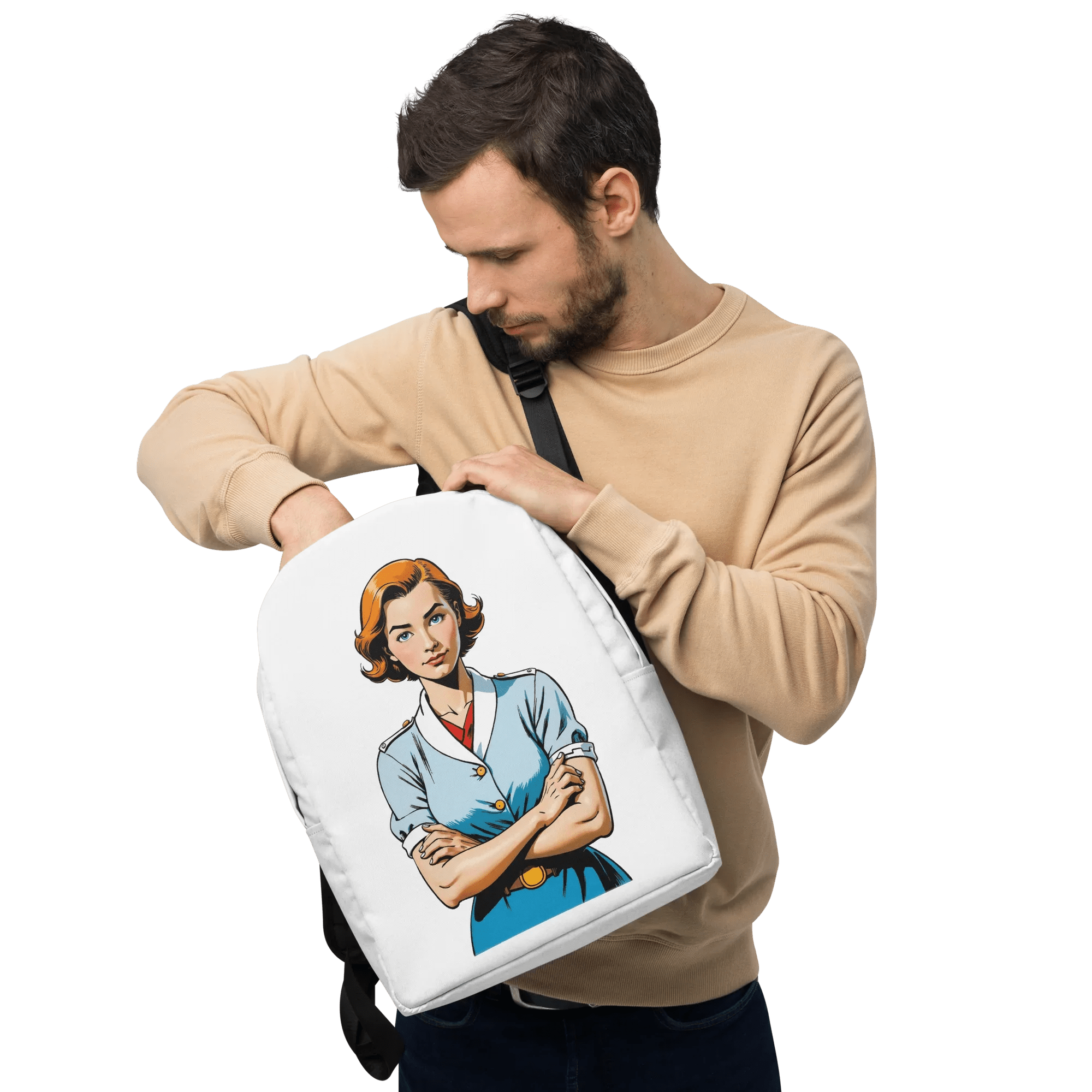 Rucksack "Oh, really?", verschiedene Farben - Weiß - flyliving