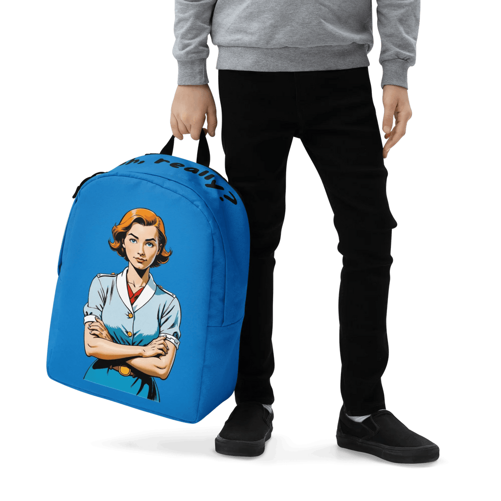 Rucksack "Oh, really?", verschiedene Farben - Blau - flyliving