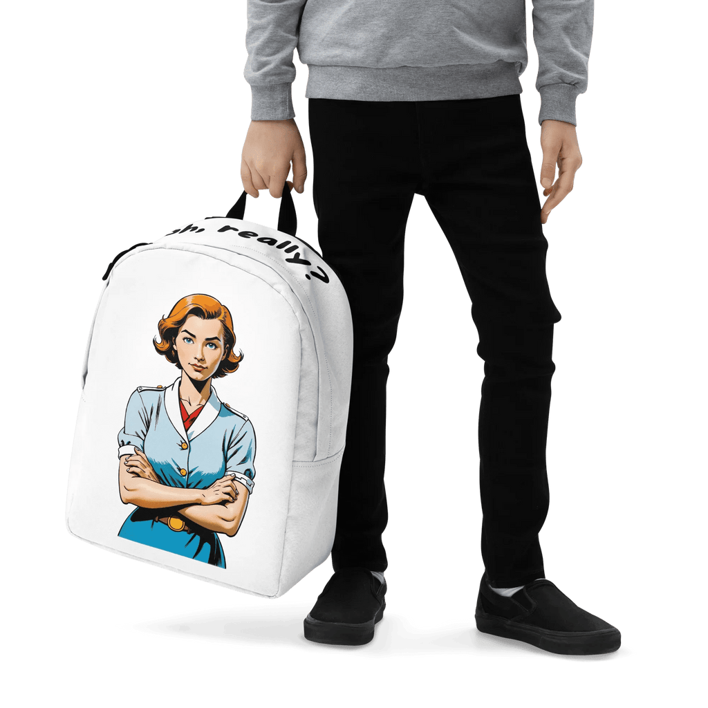 Rucksack "Oh, really?", verschiedene Farben - Weiß - flyliving