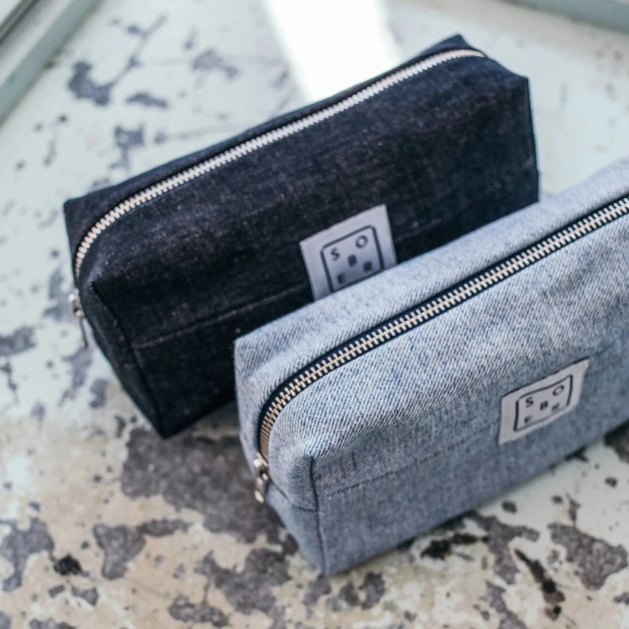 Denim Kosmetiktasche