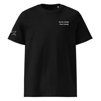 T-Shirt "better bendy than trendy" - T-Shirt - flyliving