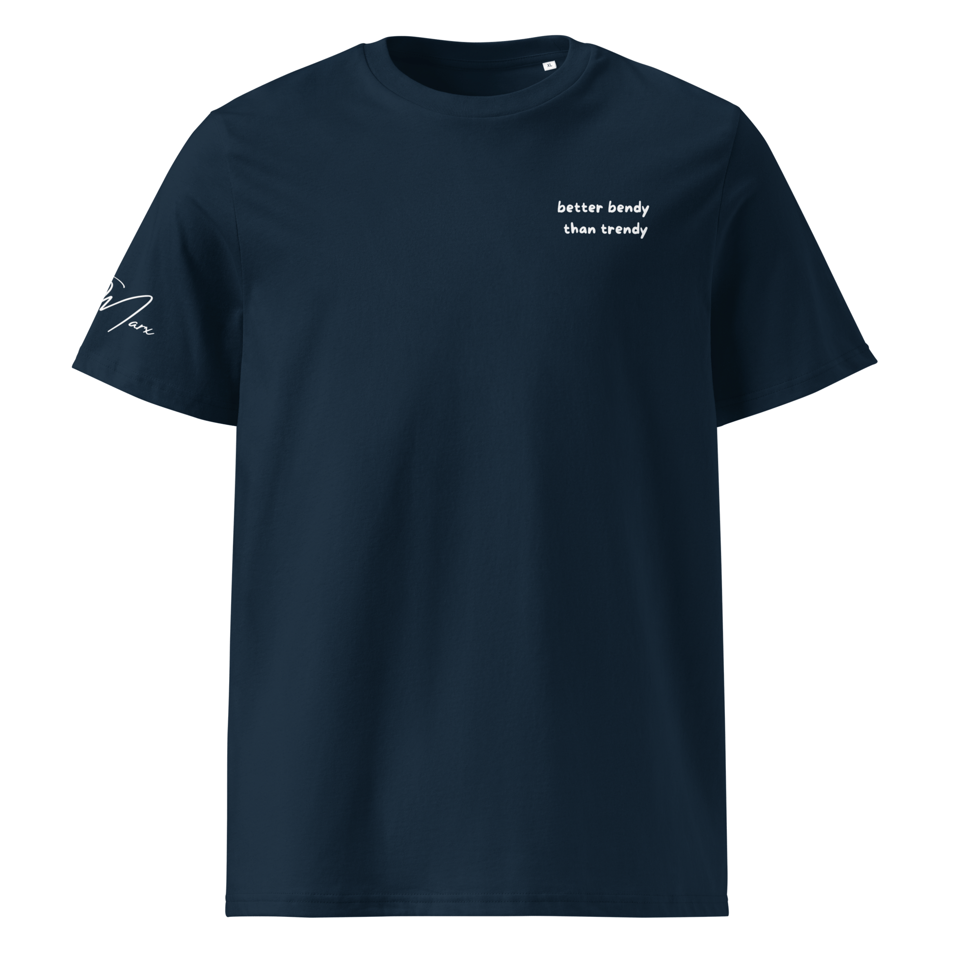 T-Shirt "better bendy than trendy" - T-Shirt - flyliving