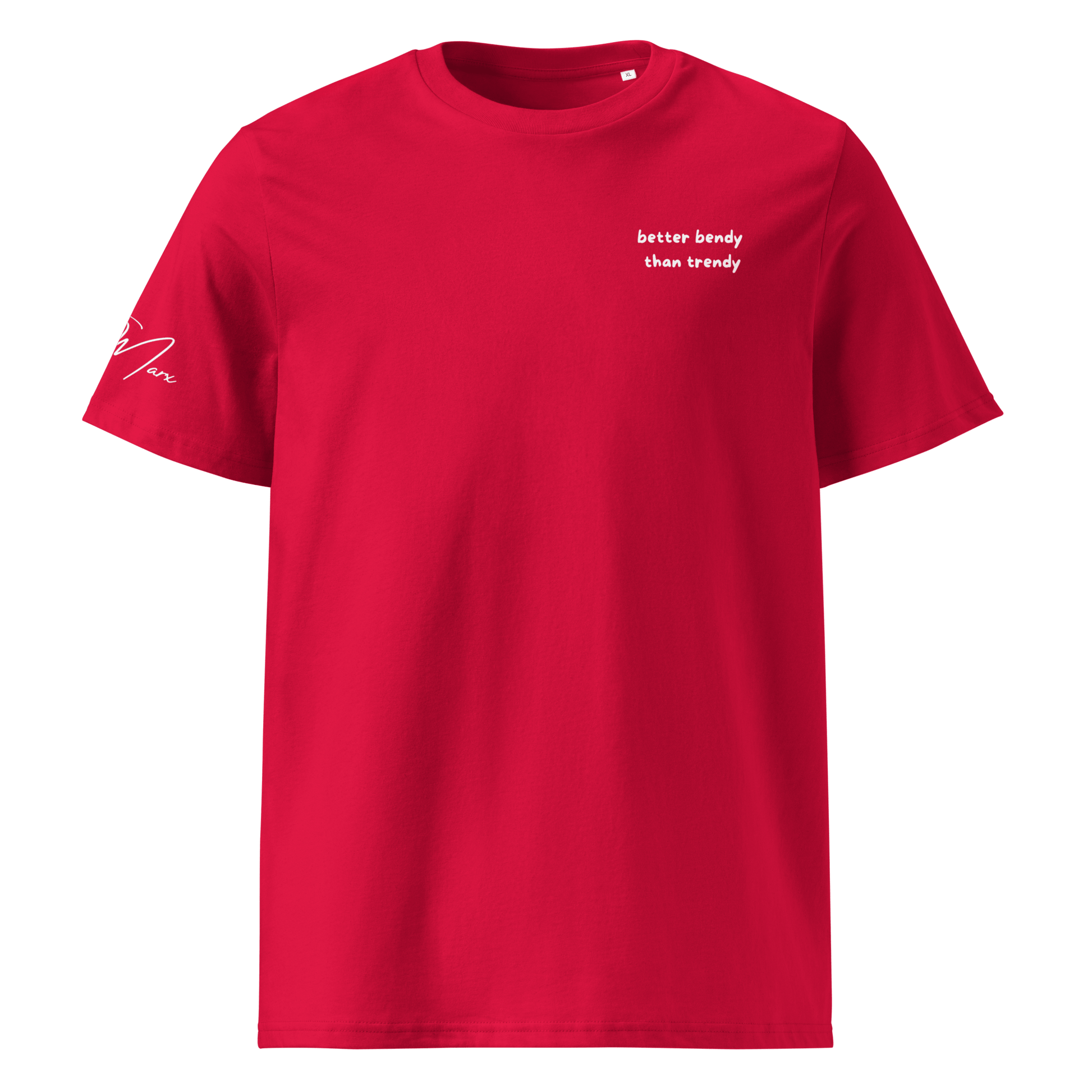 T-Shirt "better bendy than trendy" - T-Shirt - flyliving