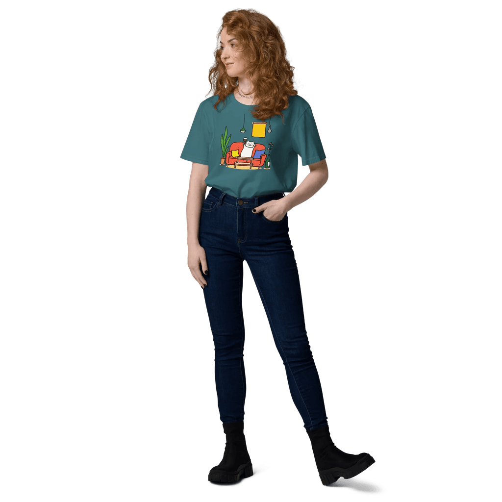 T-Shirt "drunky cat one", verschiedene Farben flyliving