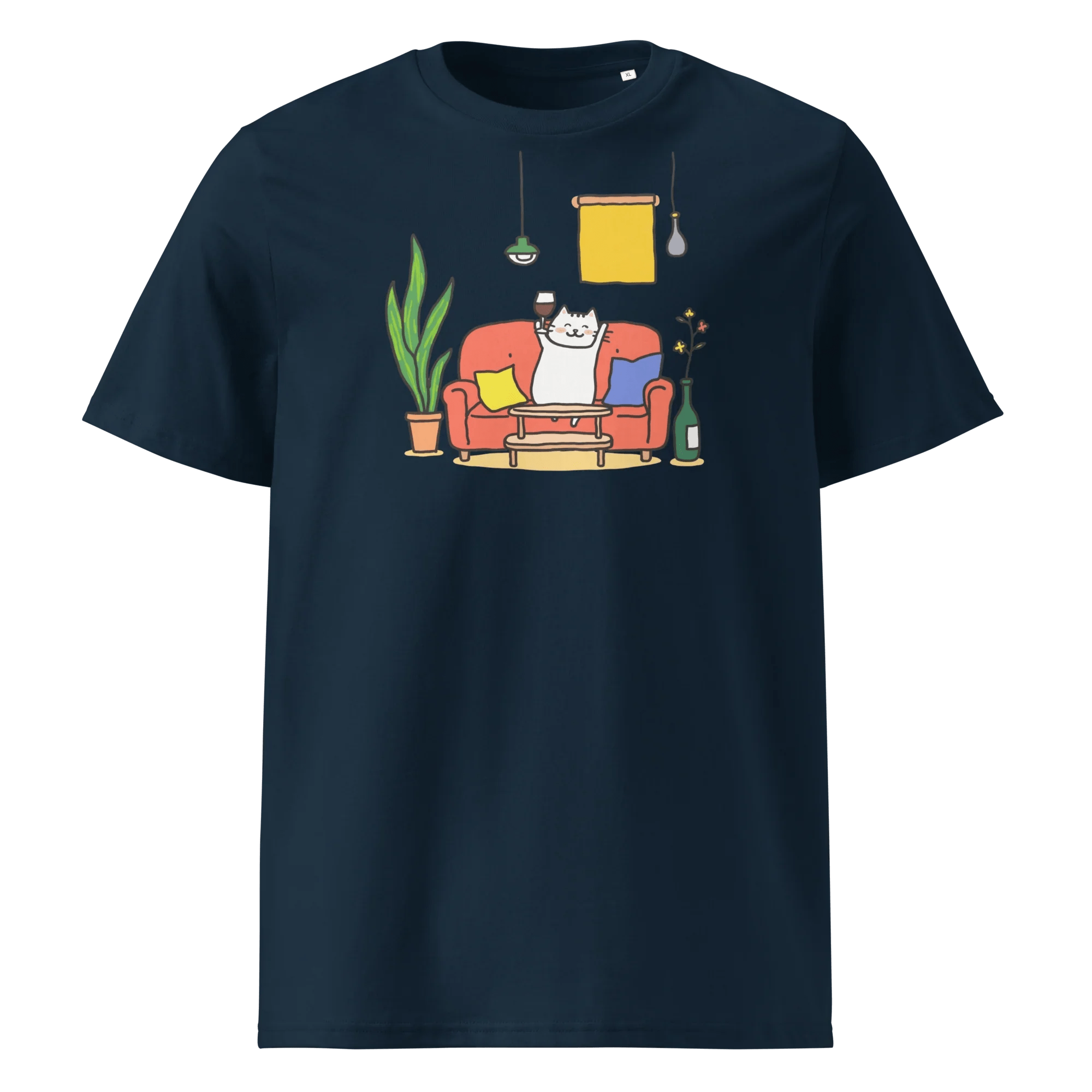 T-Shirt "drunky cat one", verschiedene Farben flyliving