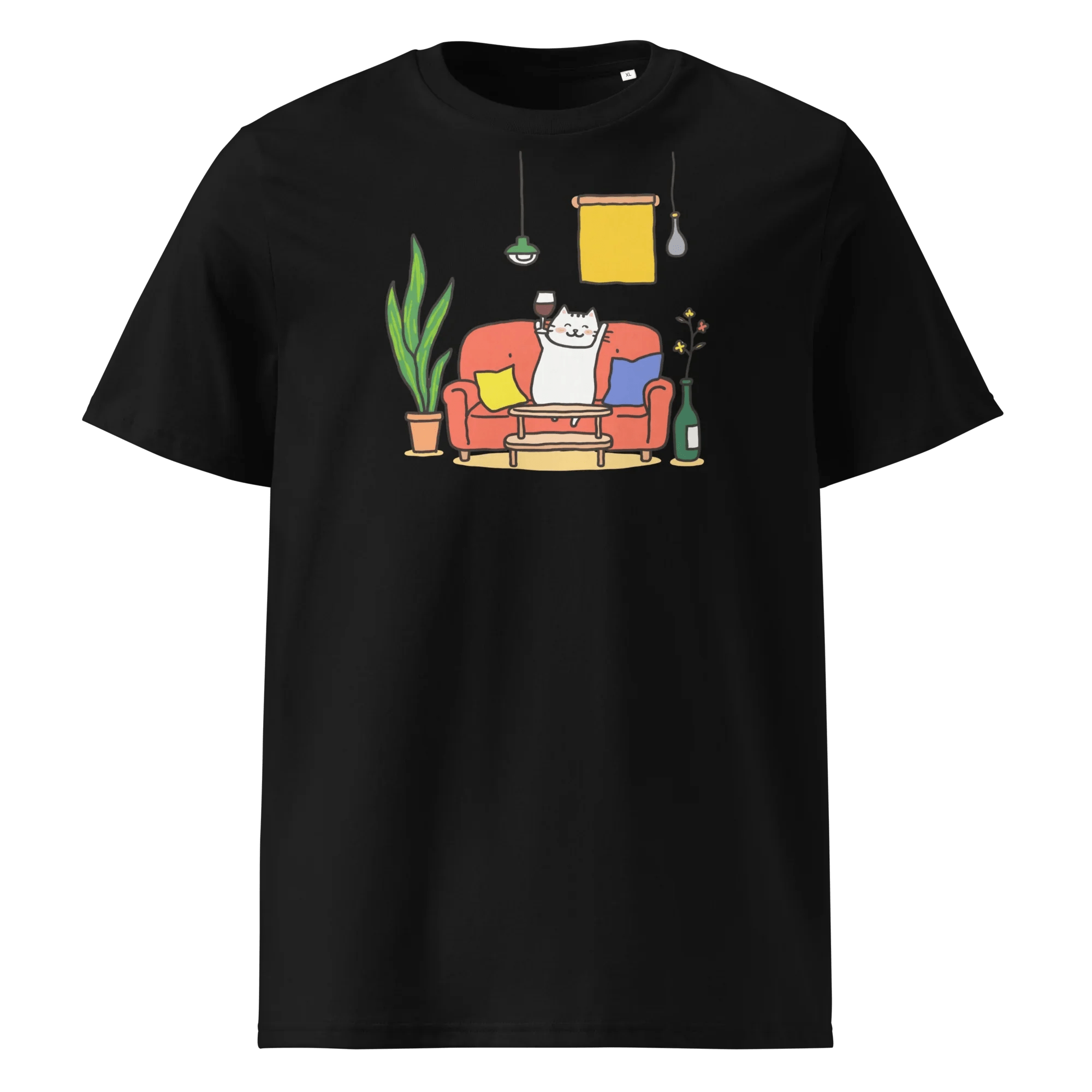 T-Shirt "drunky cat one", verschiedene Farben flyliving