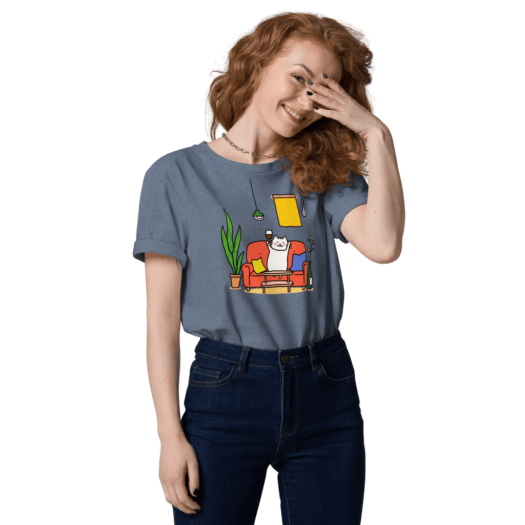 T-Shirt "drunky cat one", verschiedene Farben flyliving