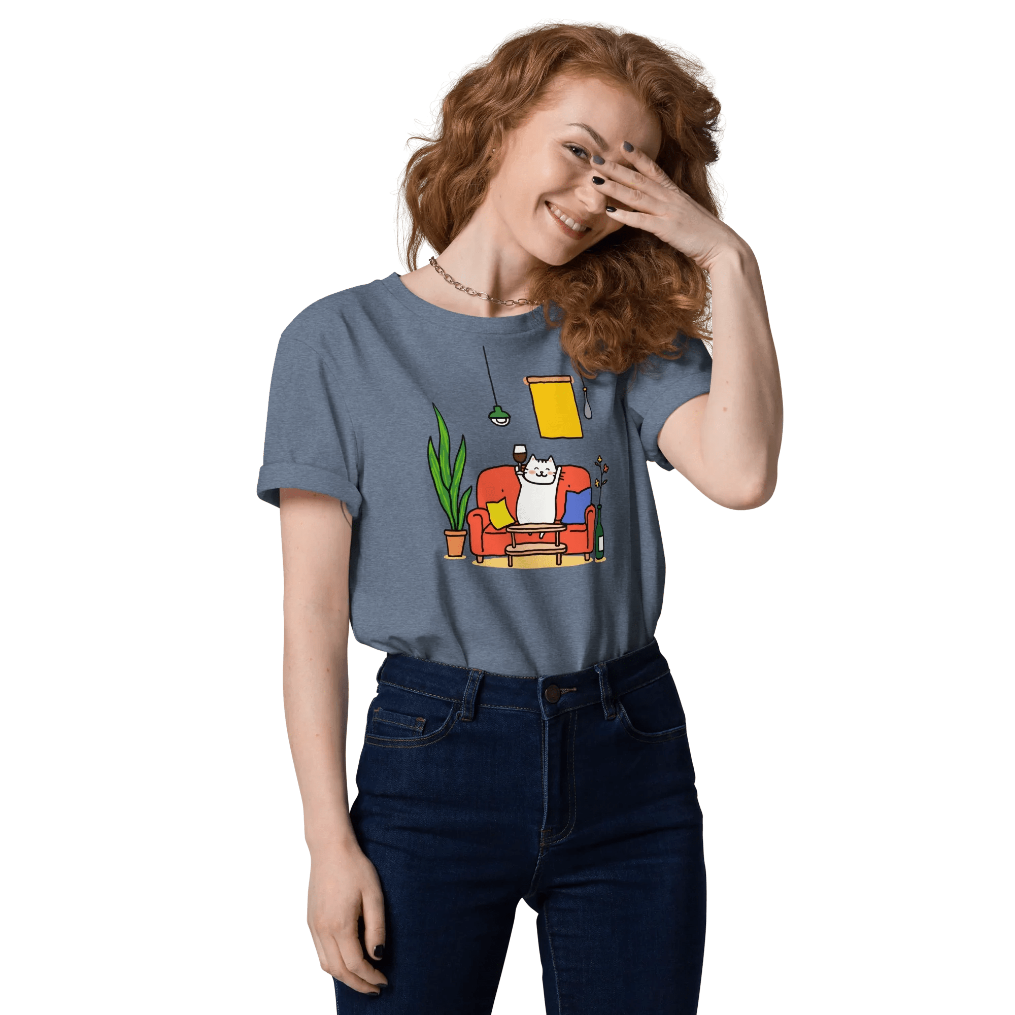 T-Shirt "drunky cat one", verschiedene Farben flyliving