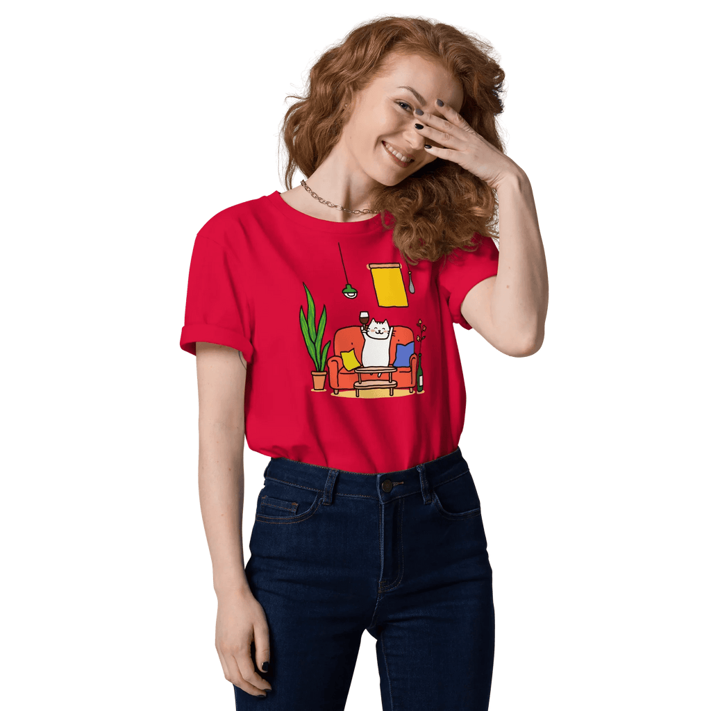 T-Shirt "drunky cat one", verschiedene Farben flyliving