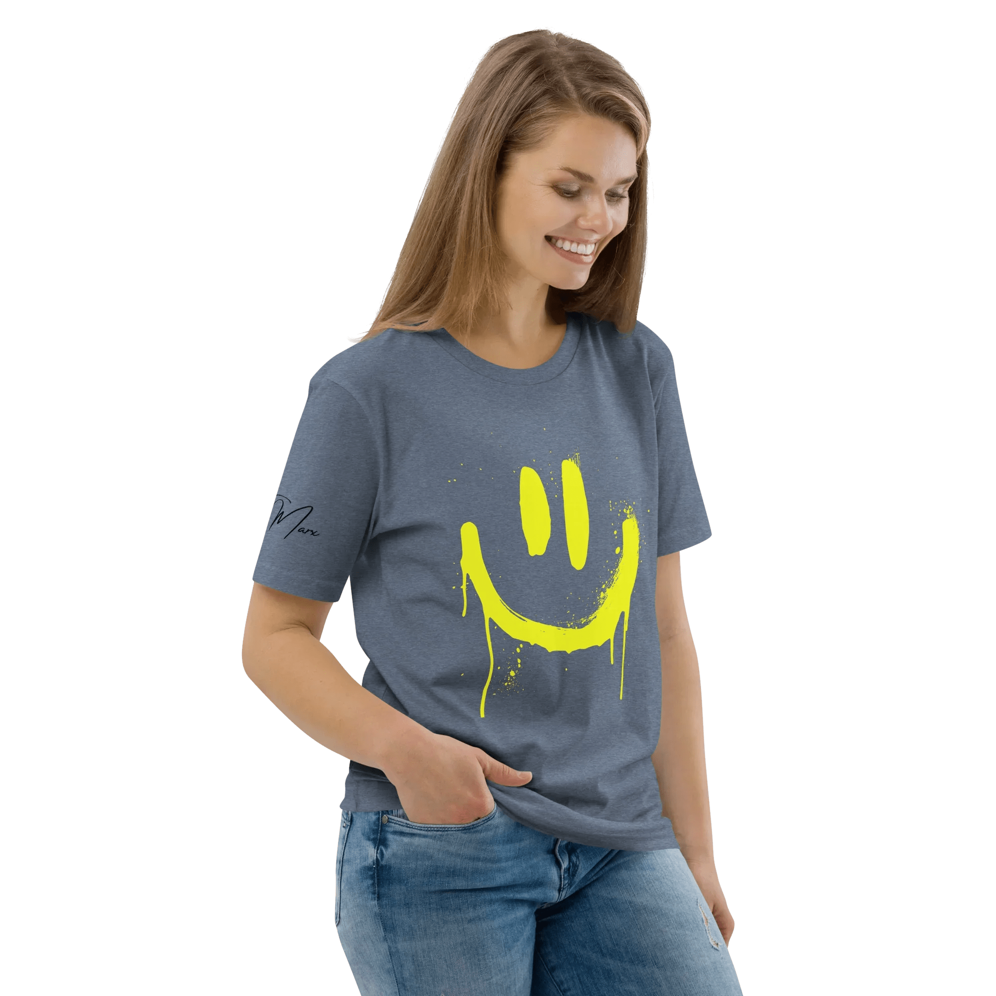 T-Shirt "SMILE", Frontprint - T-Shirt - flyliving