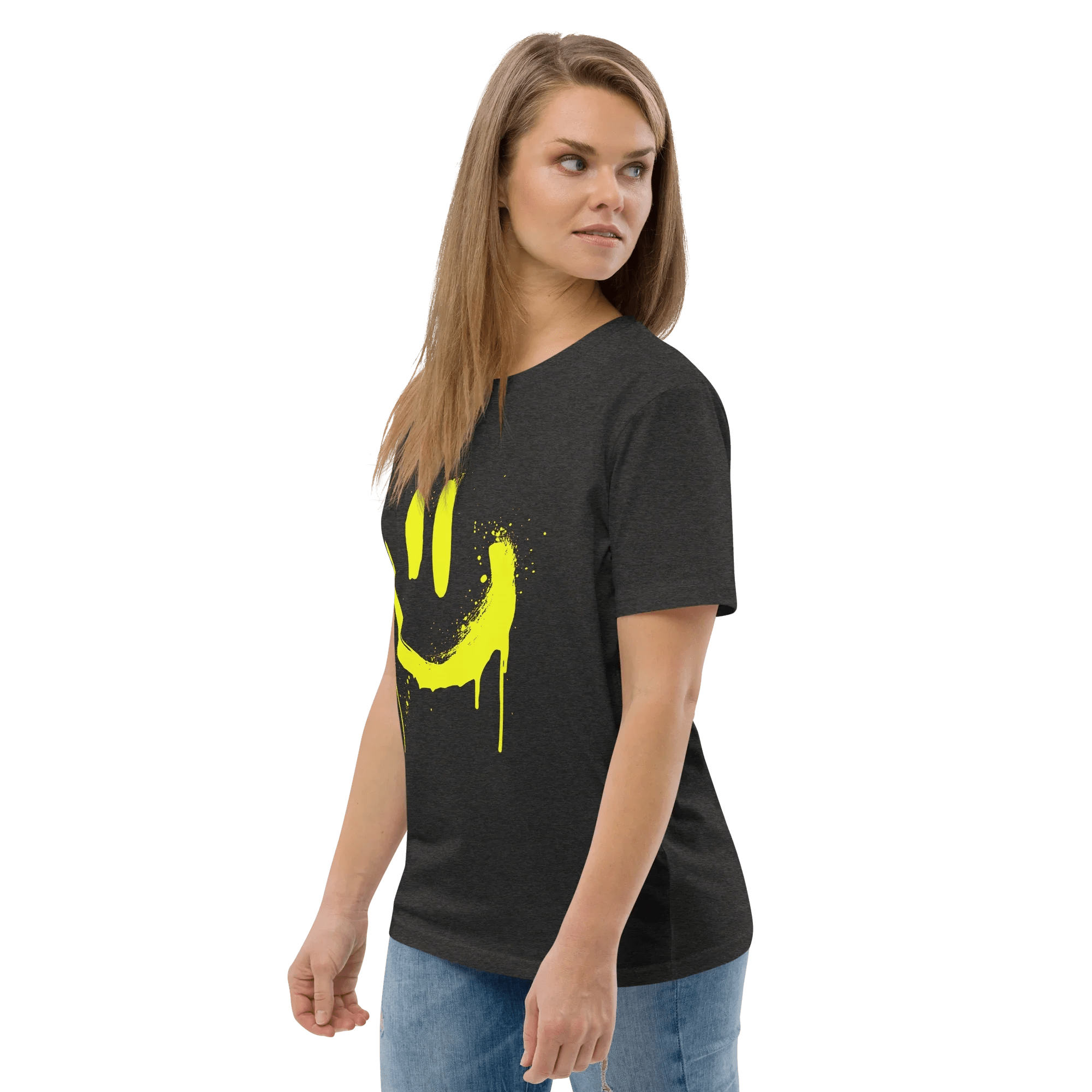 T-Shirt "SMILE", Frontprint - T-Shirt - flyliving