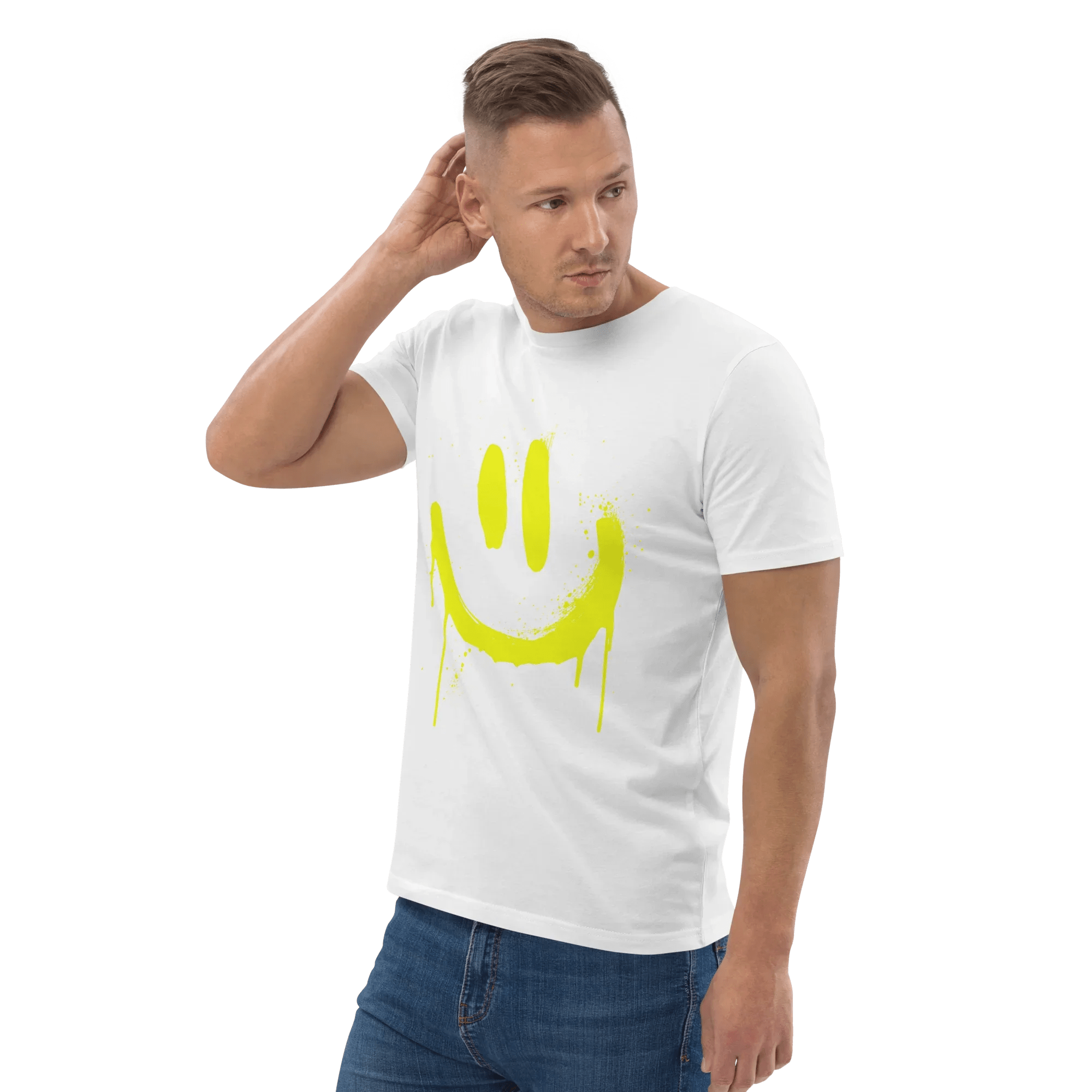 T-Shirt "SMILE", Frontprint - T-Shirt - flyliving