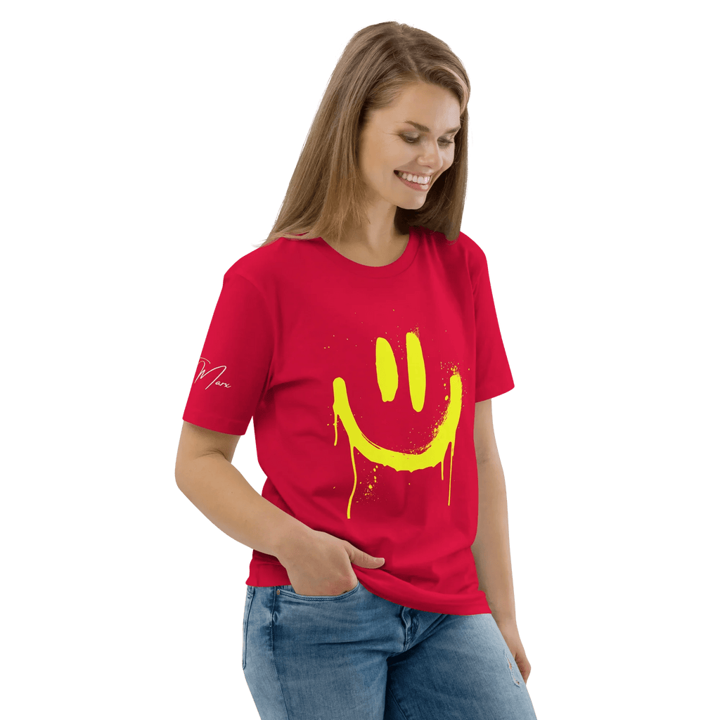 T-Shirt "SMILE", Frontprint - T-Shirt - flyliving